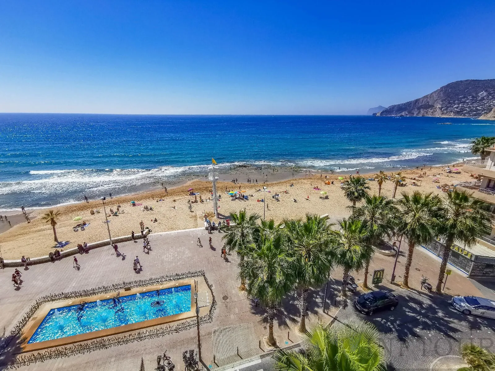 Apartamento 1 dormitorio con vistas al mar, Calpe Centro - Alquiler de temporada