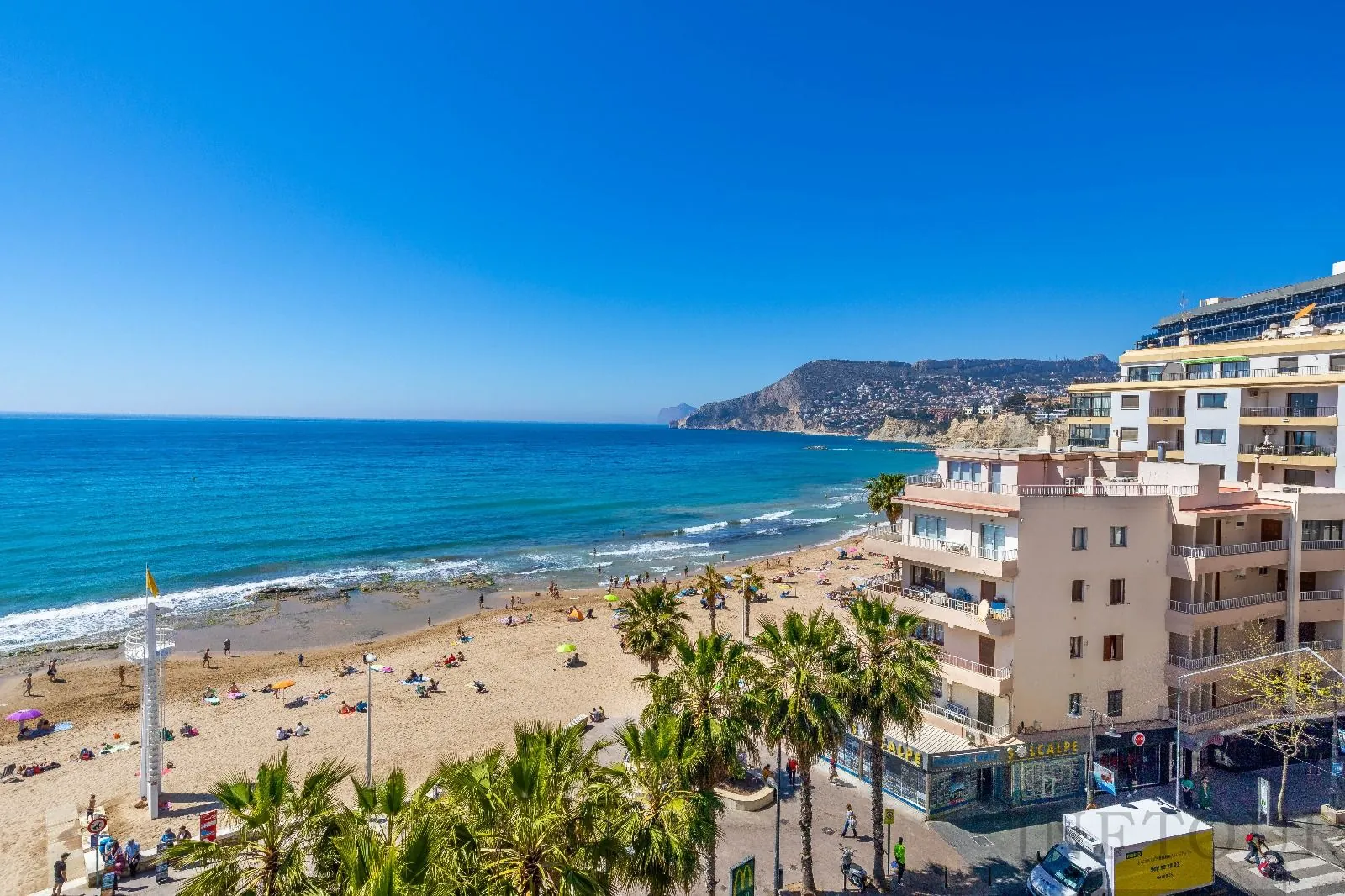 Apartamento 1 dormitorio con vistas al mar, Calpe Centro - Alquiler de temporada