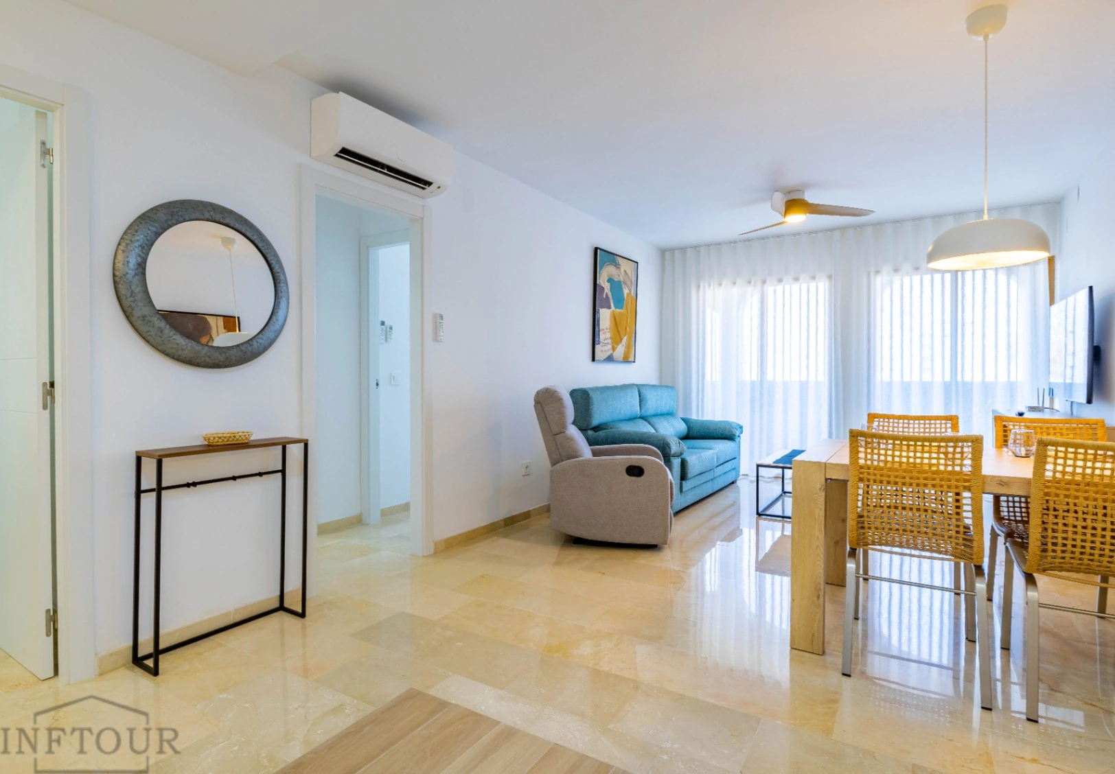 Apartamento de 2 dormitorios, centro de Calpe