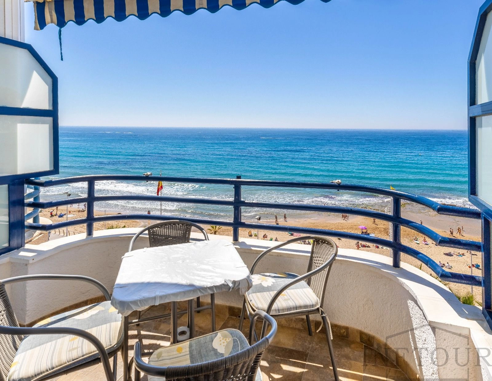 Apartamento 1 dormitorio con vistas al mar, Calpe Centro - Alquiler de temporada