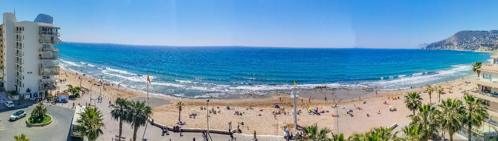 Apartamento 1 dormitorio con vistas al mar, Calpe Centro - Alquiler de temporada