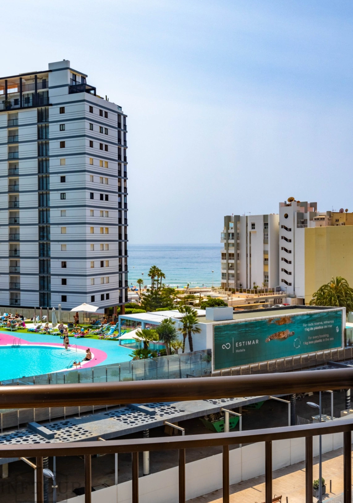 Alquiler temporal apartamento de 1 dormitorio con vistas al mar, en el centro de Calpe