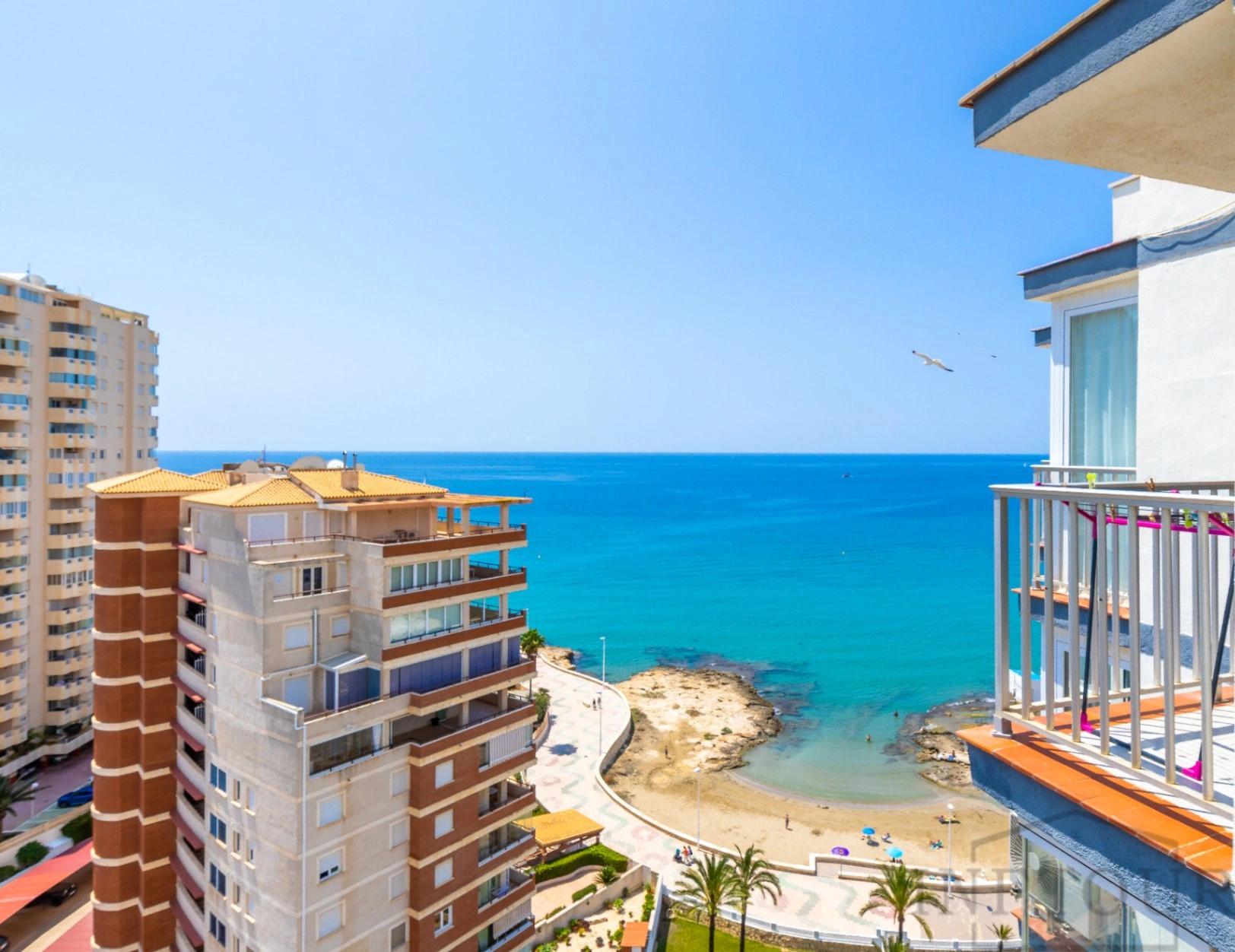 5058 - Alquiler temporal apartamento de 1 dormitorio con vistas al mar, Calpe
