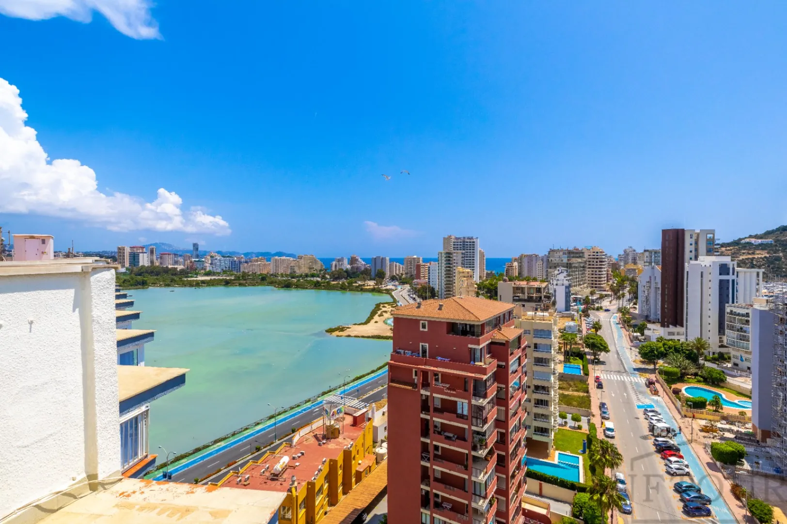 Alquiler temporal apartamento de 1 dormitorio con vistas al mar, Calpe