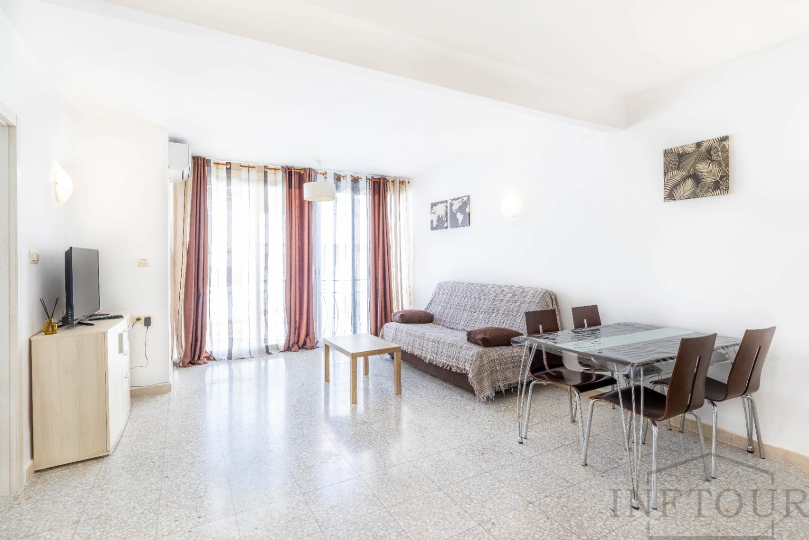 Alquiler temporal de apartamento de 1 dormitorio en el Centro de Calpe