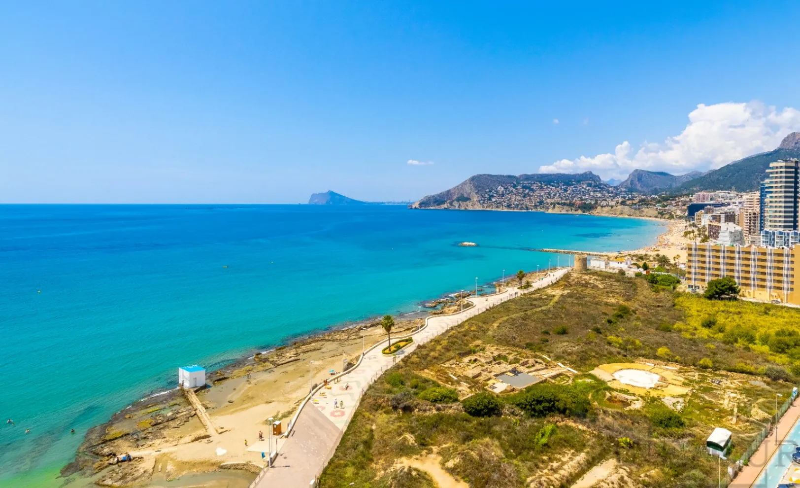 Alquiler temporal apartamento de 1 dormitorio con vistas al mar, Calpe