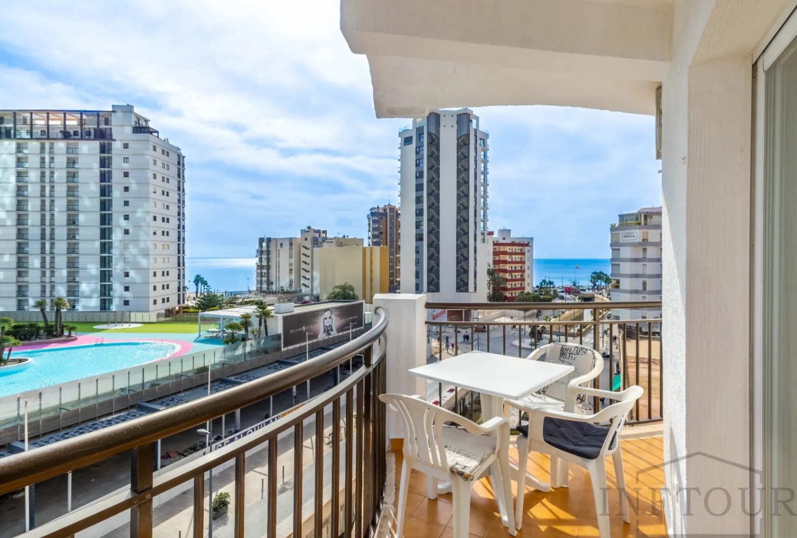 350348 - Alquiler temporal apartamento de 1 dormitorio con vistas al mar, en el centro de Calpe