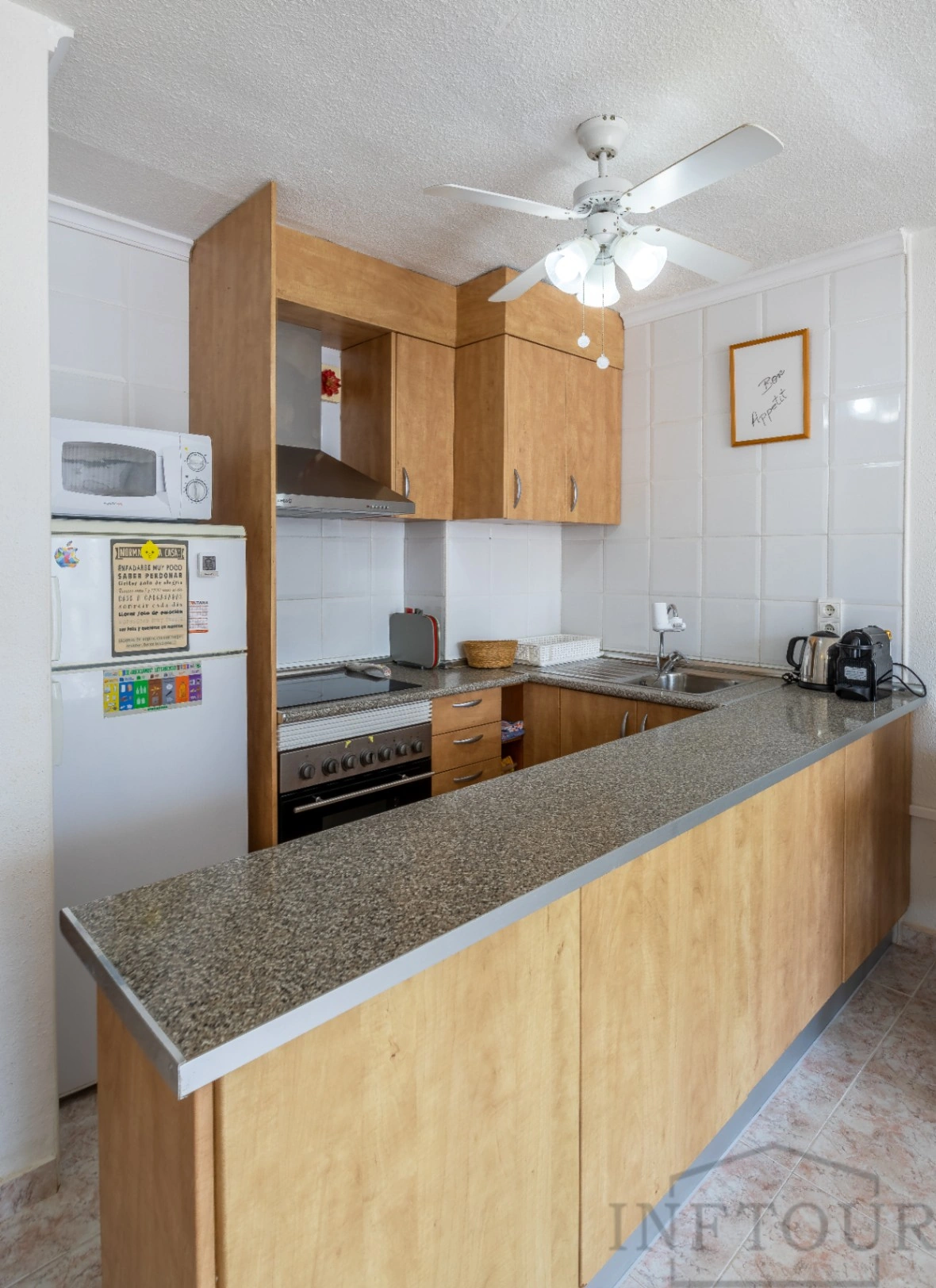 Alquiler temporal apartamento de 1 dormitorio con vistas al mar, Calpe