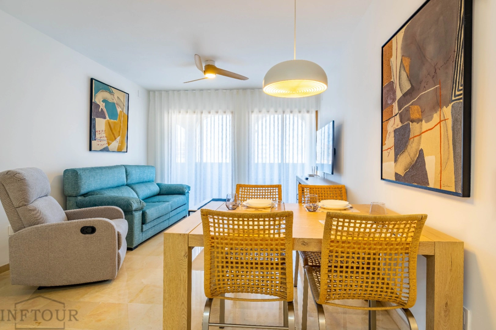 Apartamento de 2 dormitorios, centro de Calpe