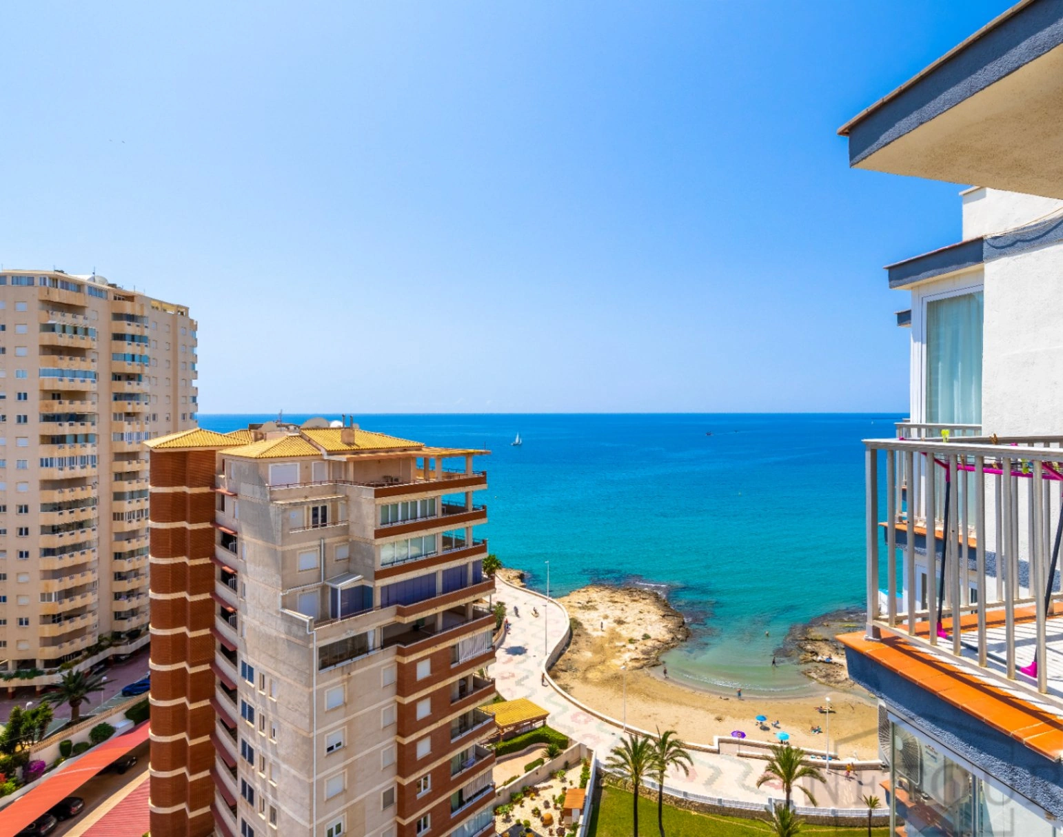 Alquiler temporal apartamento de 1 dormitorio con vistas al mar, Calpe