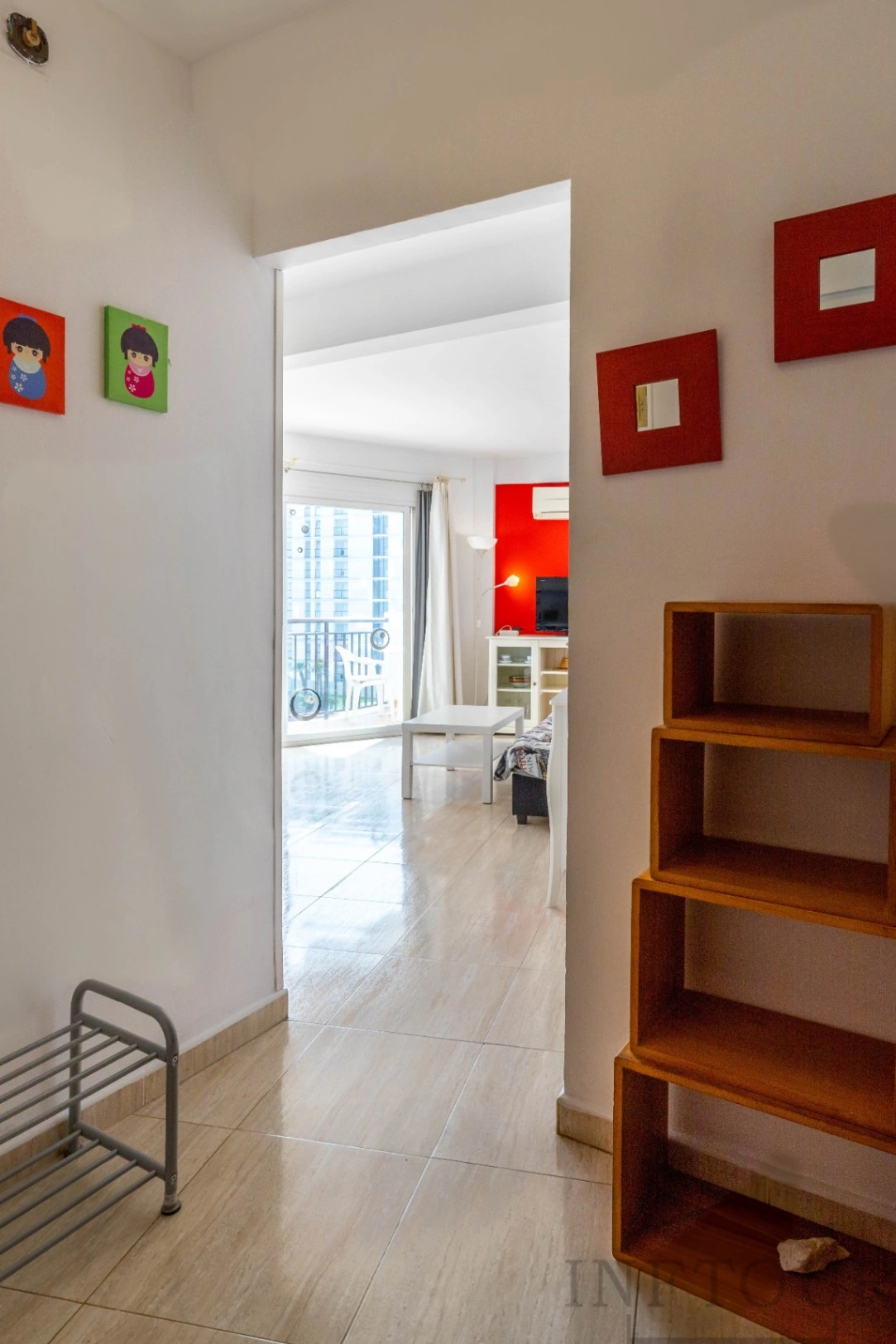 Alquiler temporal apartamento de 1 dormitorio con vistas al mar, en el centro de Calpe
