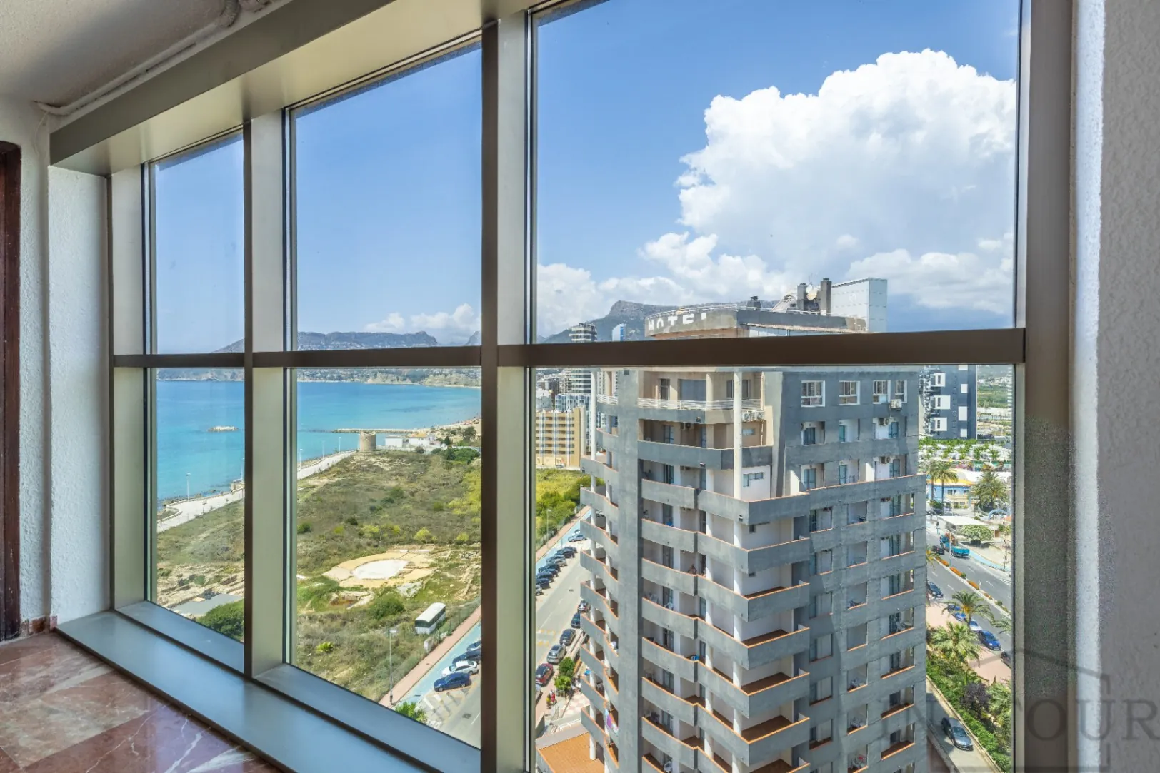 Alquiler temporal apartamento de 1 dormitorio con vistas al mar, Calpe