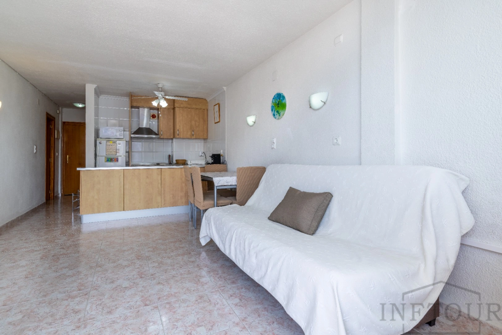 Alquiler temporal apartamento de 1 dormitorio con vistas al mar, Calpe