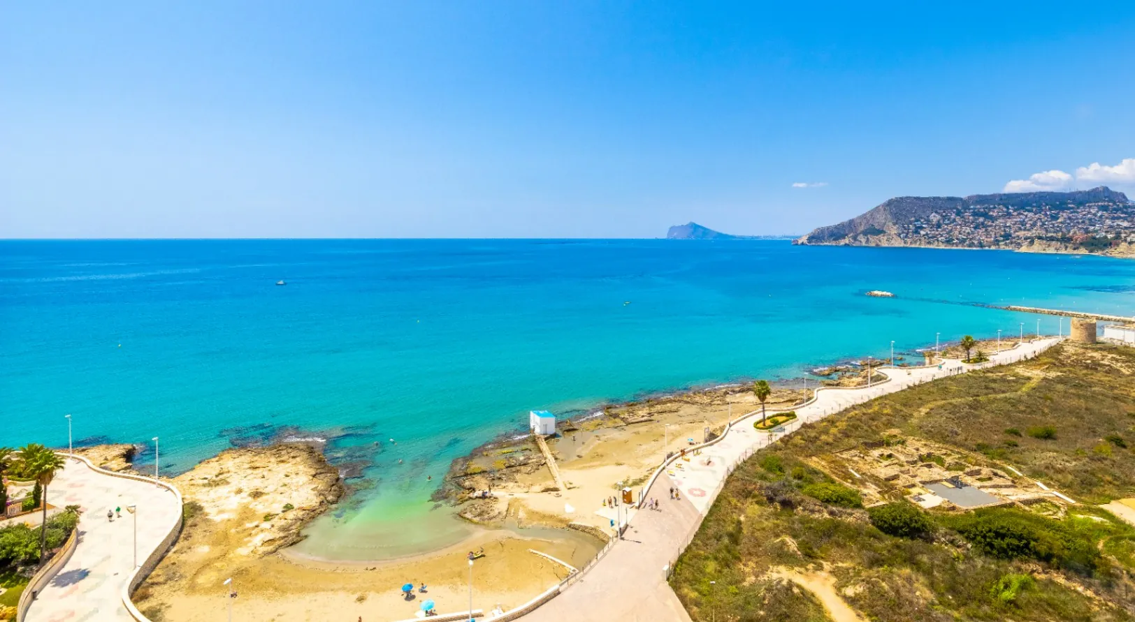 Alquiler temporal apartamento de 1 dormitorio con vistas al mar, Calpe