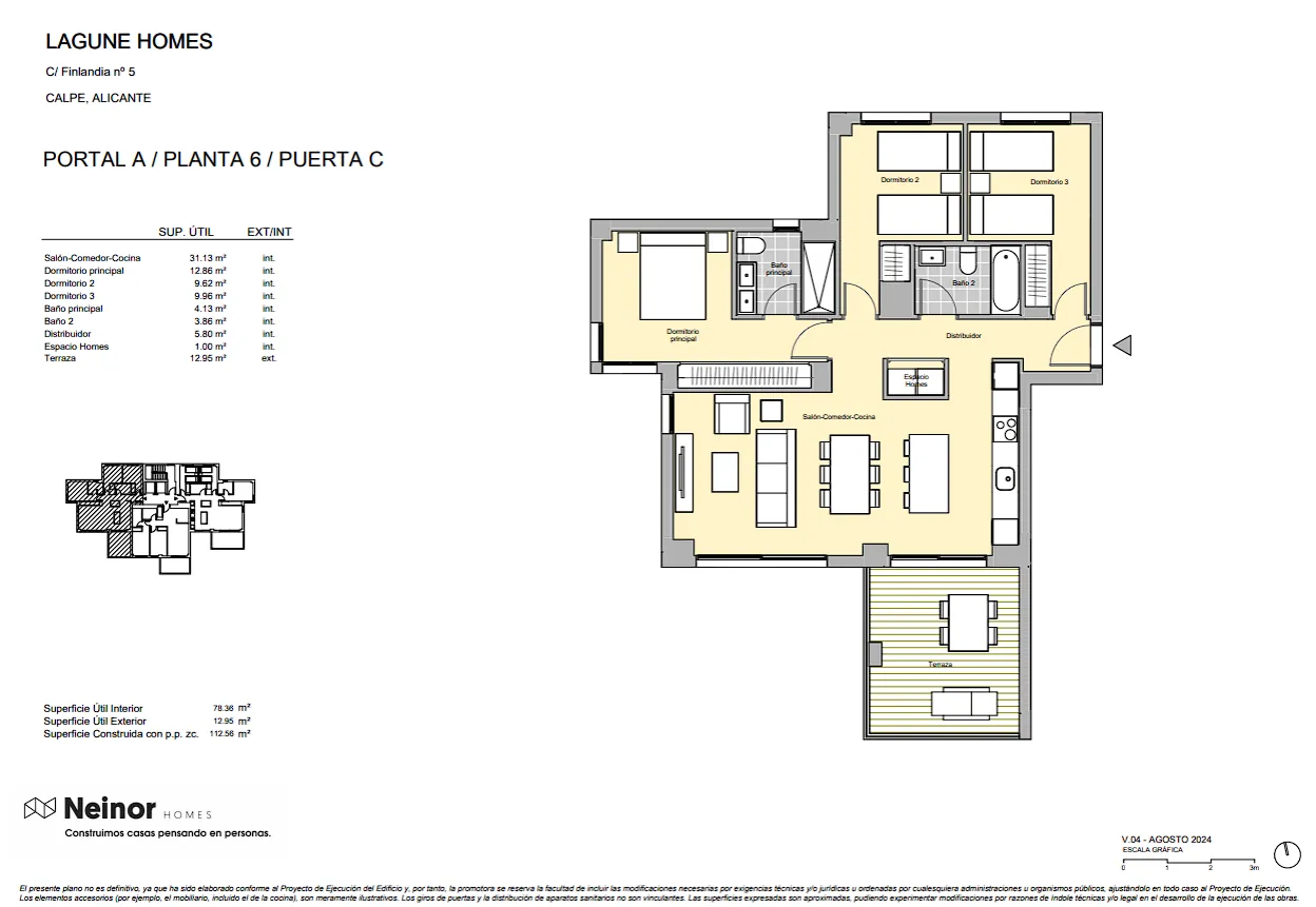 Apartamento de lujo en venta en Lagune Homes, Calpe