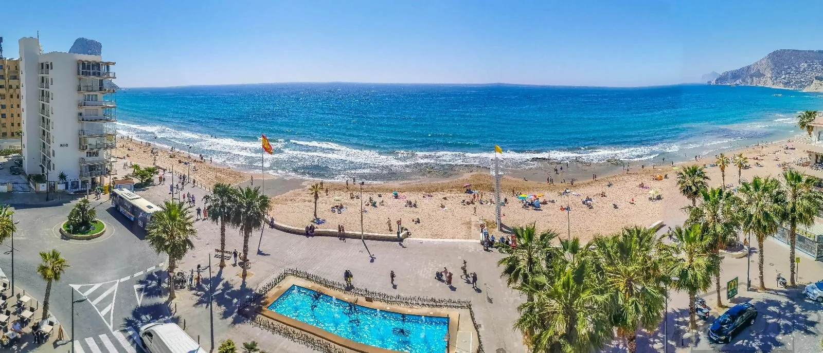 Apartamento 1 dormitorio con vistas al mar, Calpe Centro - Alquiler de temporada