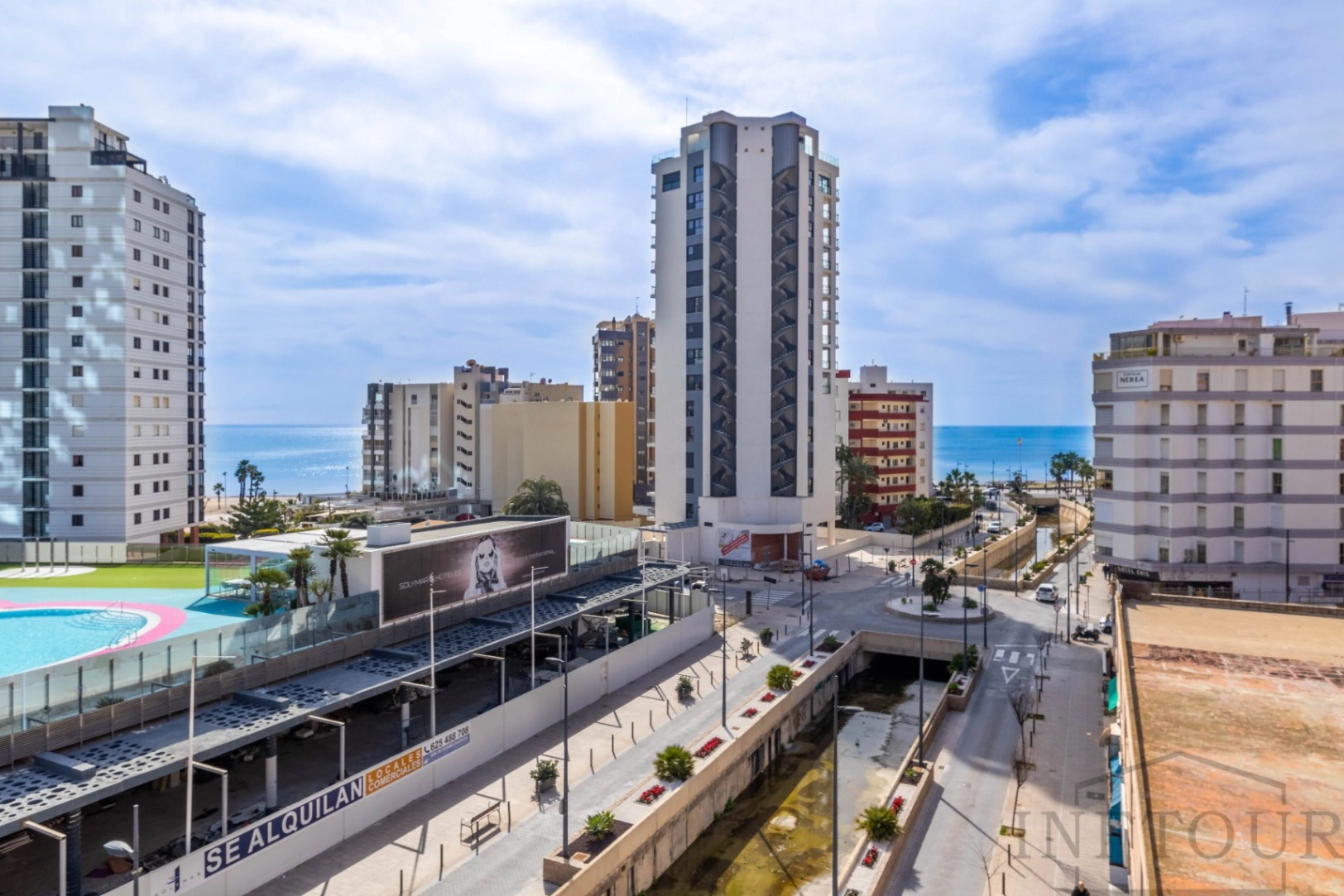 Alquiler temporal apartamento de 1 dormitorio con vistas al mar, en el centro de Calpe