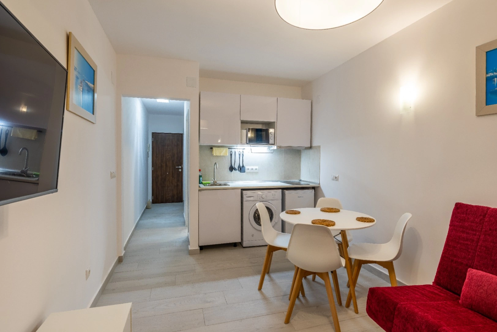 Alquiler temporal apartamento de 1 dormitorio con vistas al mar en primera línea de playa Arenal Bol, Calpe
