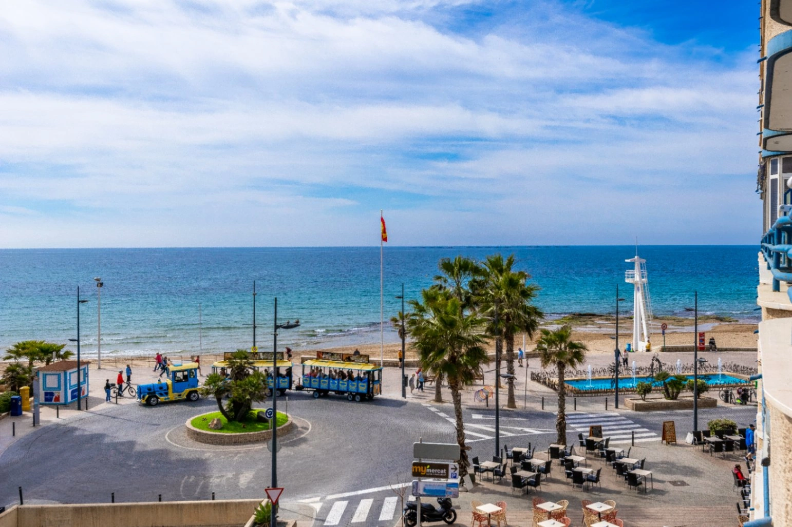 Alquiler temporal apartamento de 1 dormitorio con vistas al mar en primera línea de playa Arenal Bol, Calpe