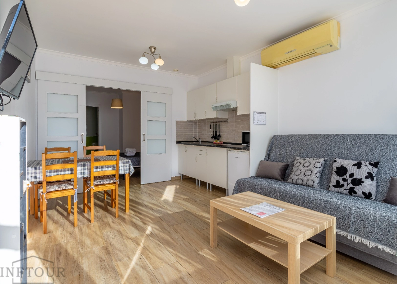 Alquiler piso-bajo de 1 dormitorio en playa La Fossa, Calpe