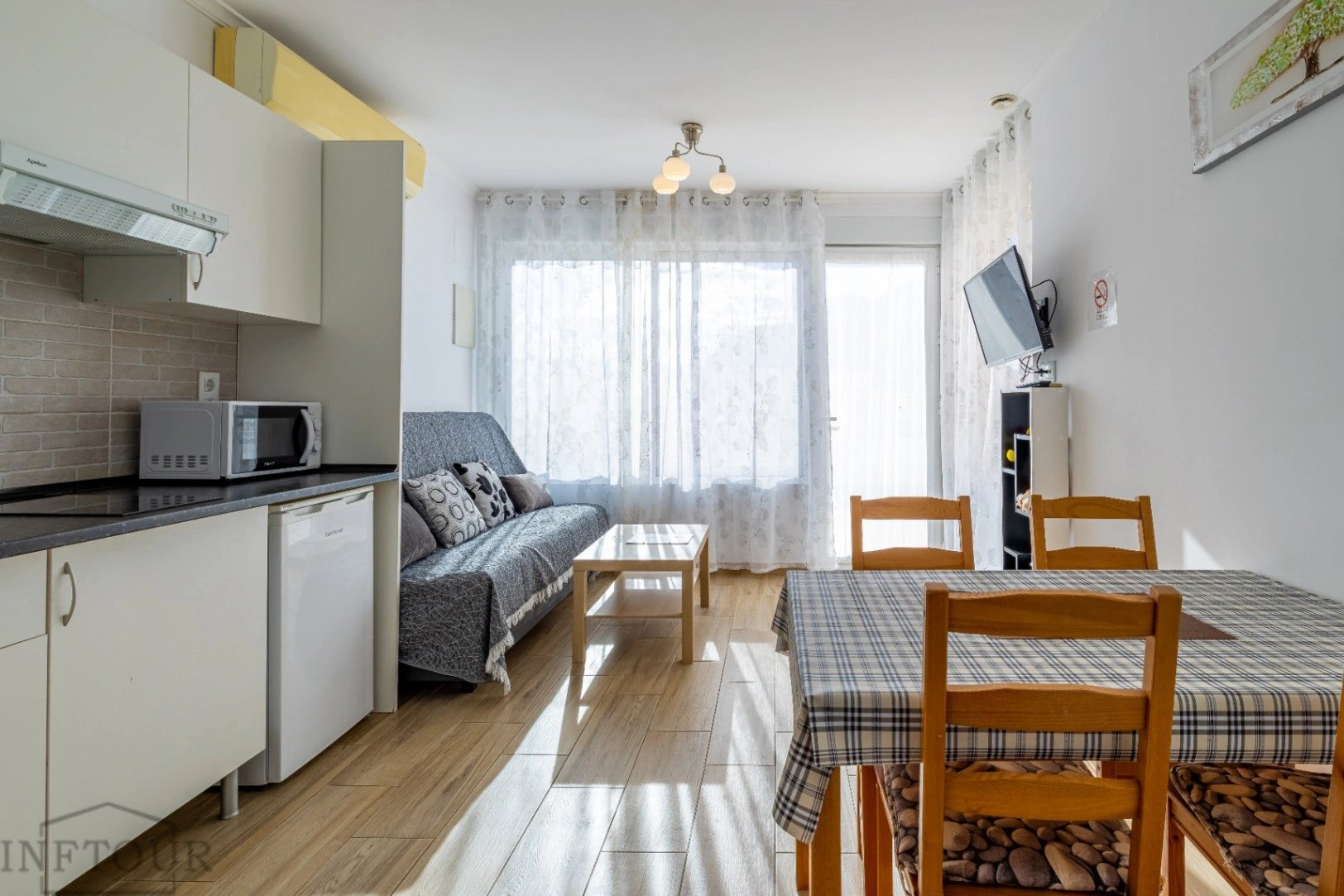Alquiler piso-bajo de 1 dormitorio en playa La Fossa, Calpe