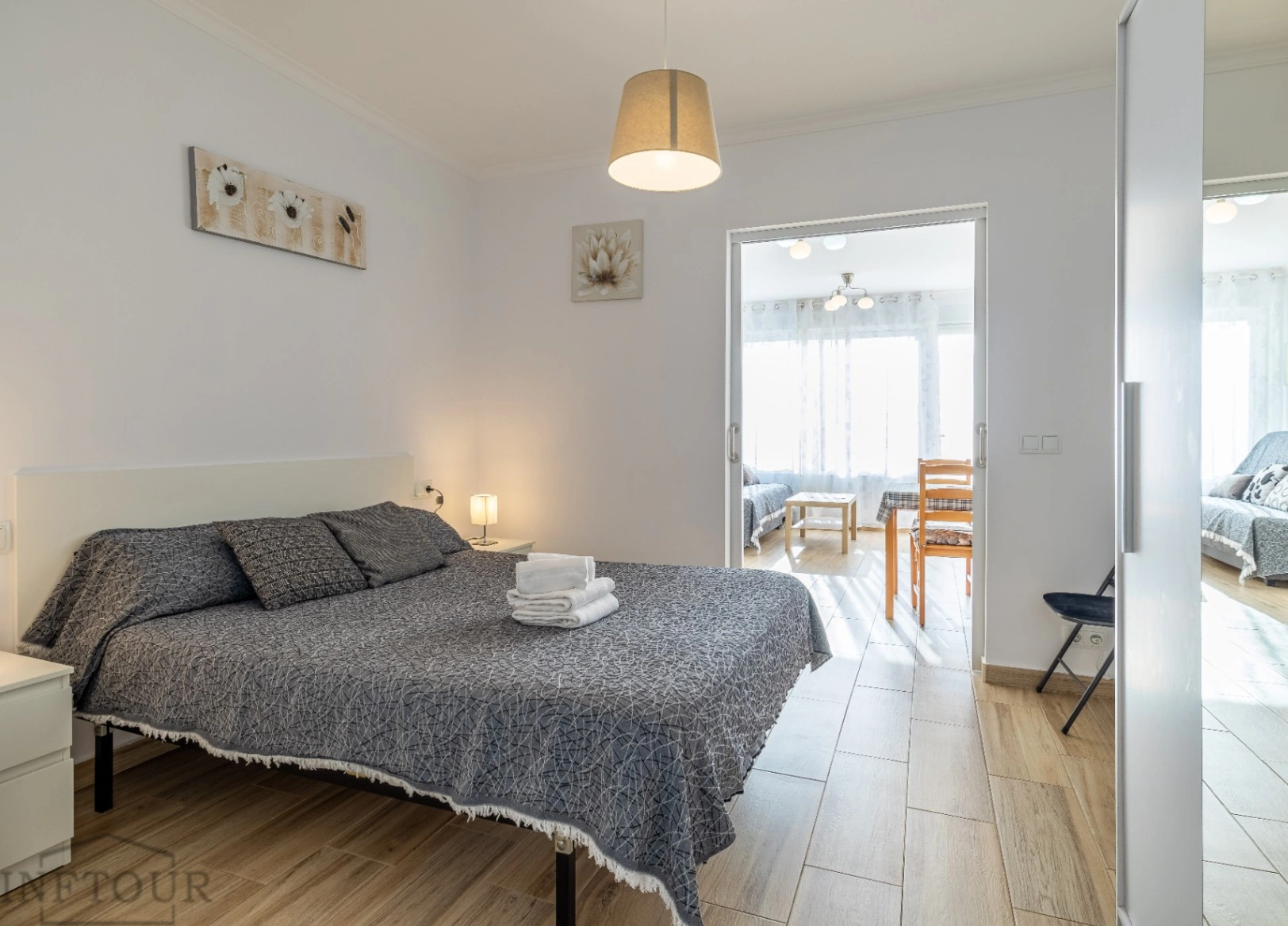 Alquiler piso-bajo de 1 dormitorio en playa La Fossa, Calpe