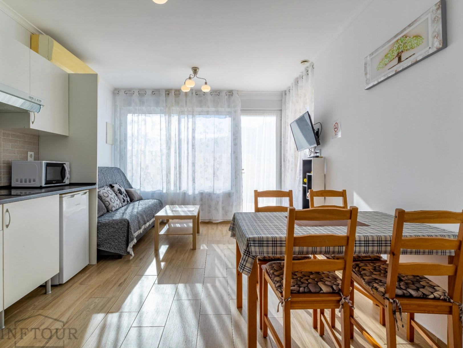 Alquiler piso-bajo de 1 dormitorio en playa La Fossa, Calpe