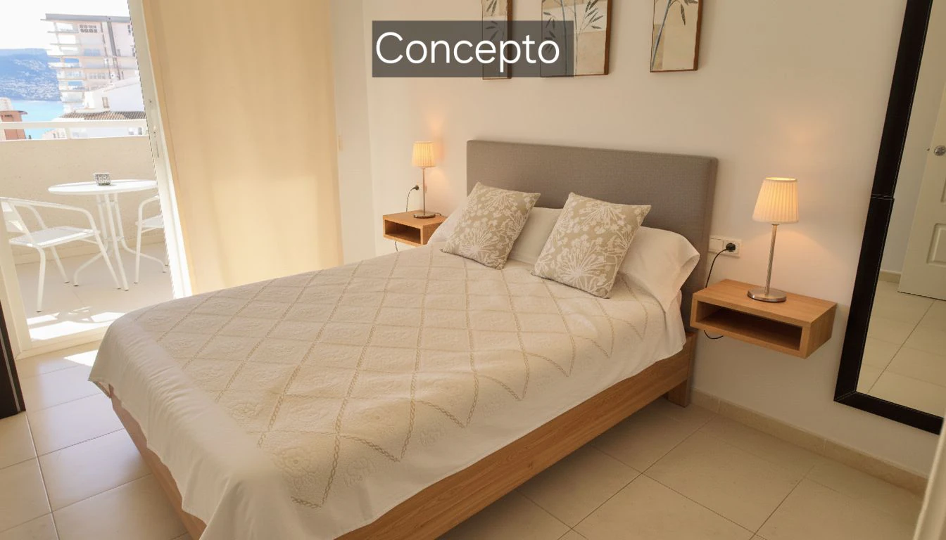 Apartamento con Vistas al Mar y Mucha Luz – 1 Dormitorio en Calpe
