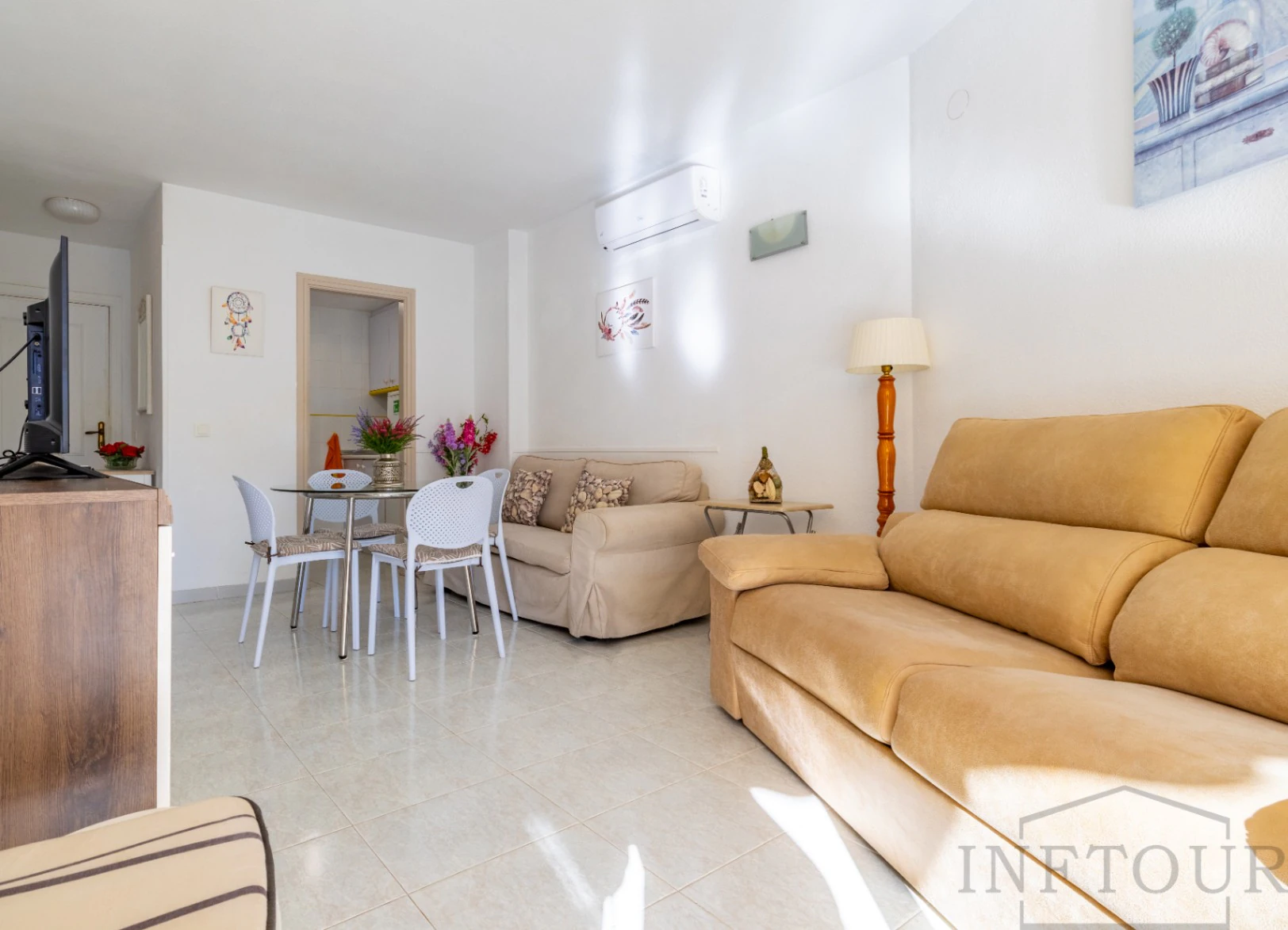 Alquiler temporal apartamento de 1 dormitorio, terraza y piscina en el centro de Calpe