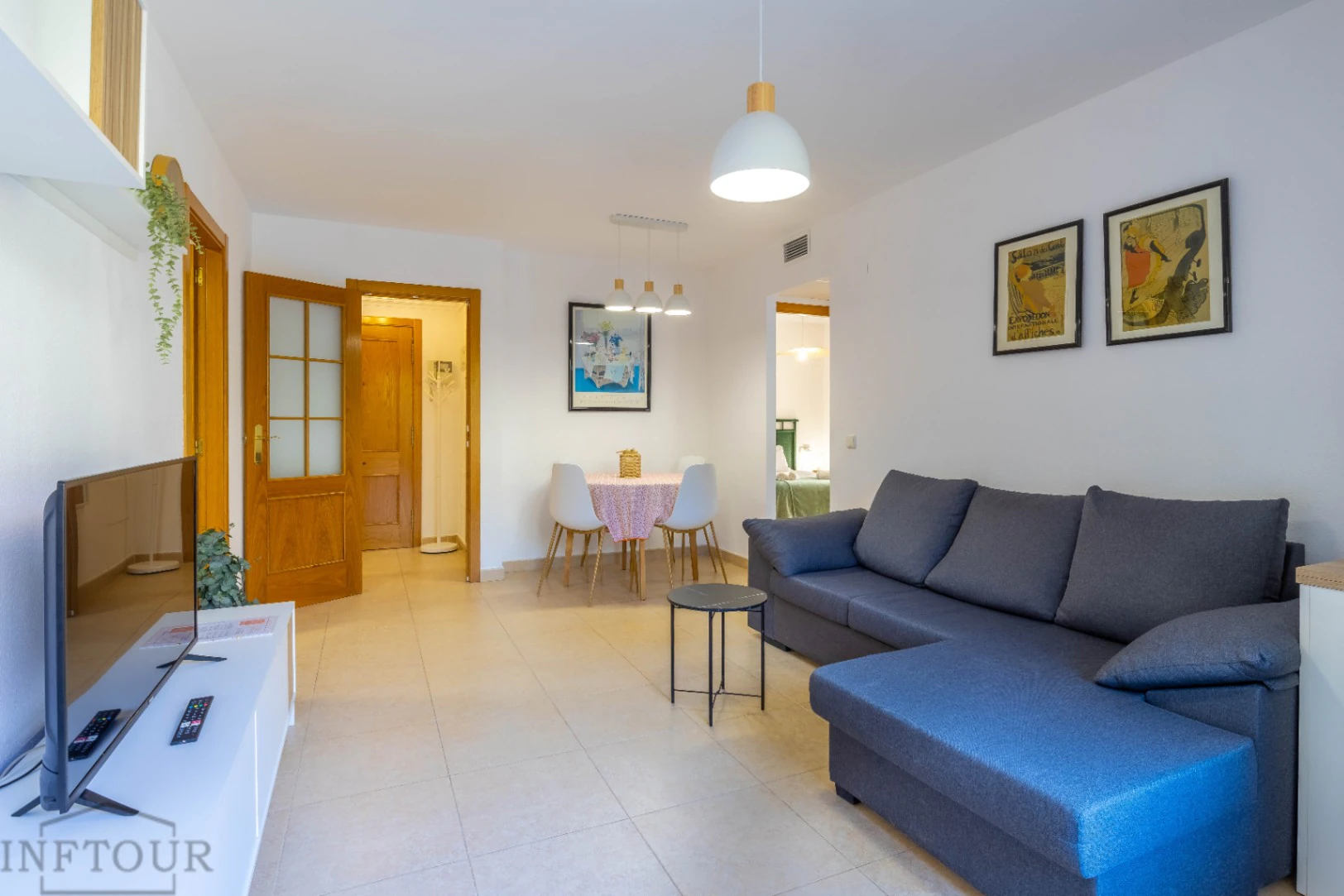 Alquiler temporal apartamento de 2 dormitorios con piscina y parking en Manzanera, Calpe
