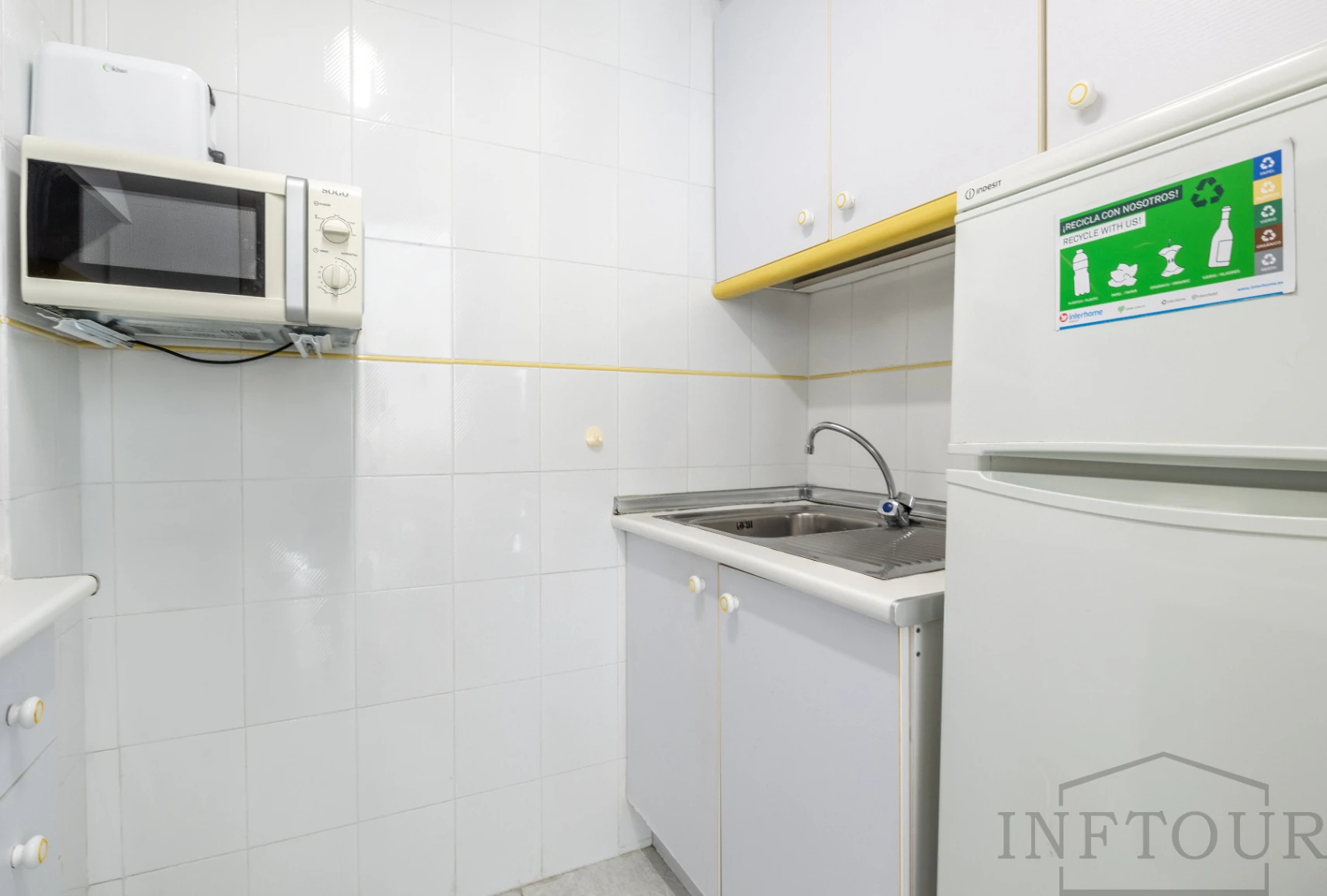Alquiler temporal apartamento de 1 dormitorio, terraza y piscina en el centro de Calpe