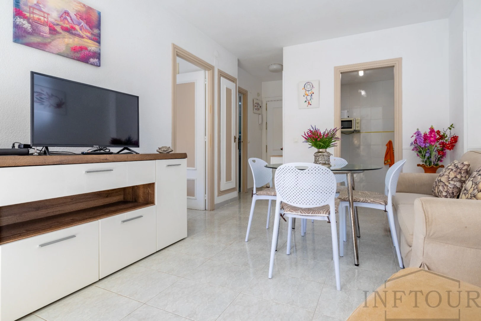 Alquiler temporal apartamento de 1 dormitorio, terraza y piscina en el centro de Calpe