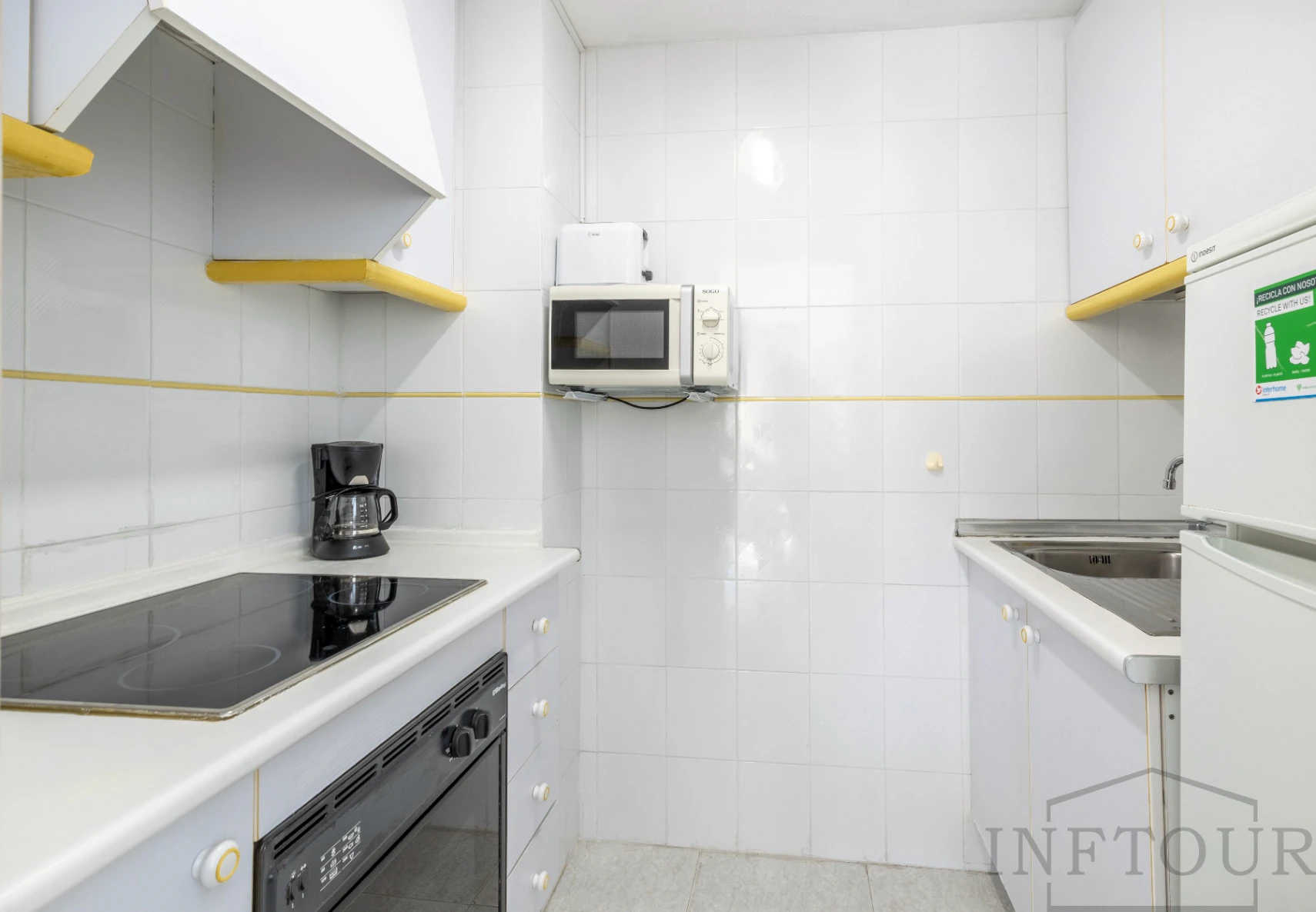 Alquiler temporal apartamento de 1 dormitorio, terraza y piscina en el centro de Calpe