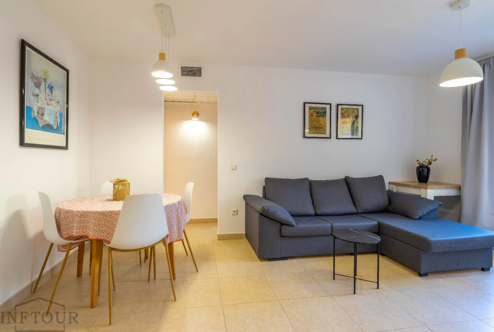 Alquiler temporal apartamento de 2 dormitorios con piscina y parking en Manzanera, Calpe