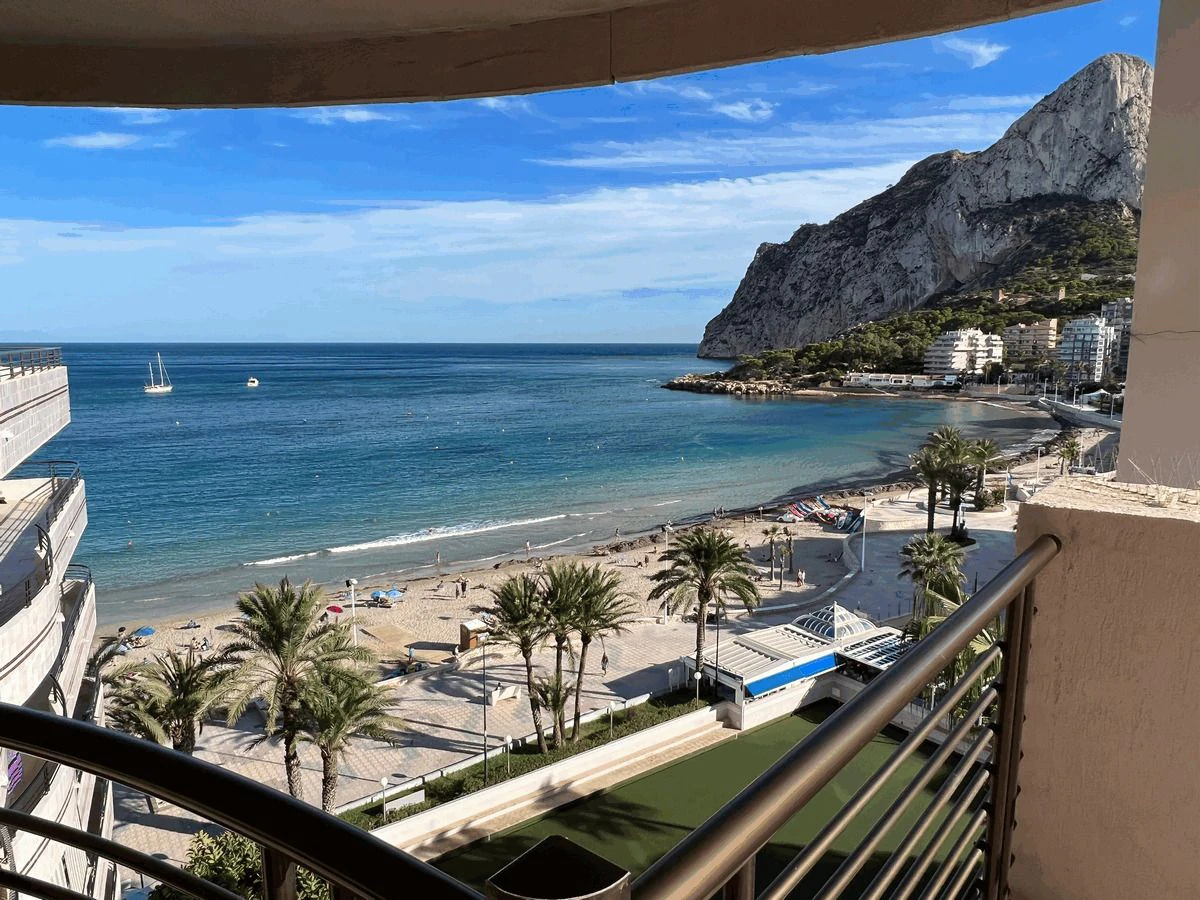 Apartamento 1ª línea Playa La Fosa de Calpe
