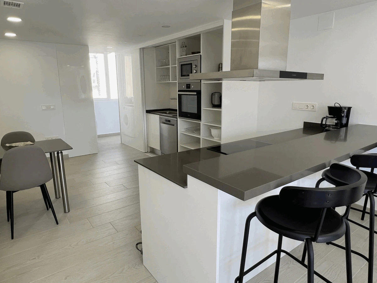 Apartamento 1ª línea Playa La Fosa de Calpe