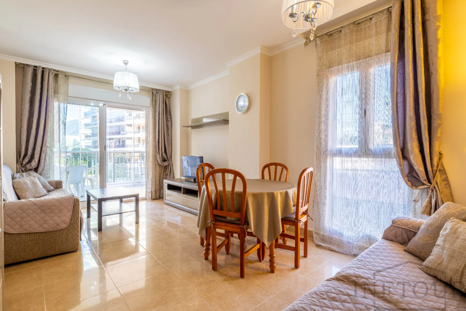 Alquiler temporal apartamento de 1 dormitorio, piscina y plaza de parking, playa Arenal Bol, Calpe