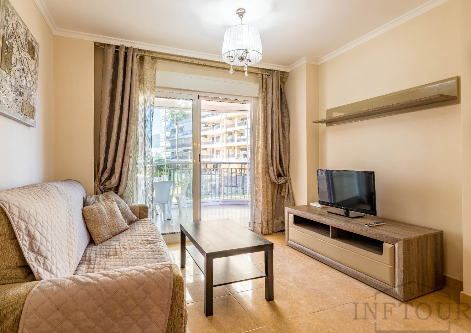 Alquiler temporal apartamento de 1 dormitorio, piscina y plaza de parking, playa Arenal Bol, Calpe