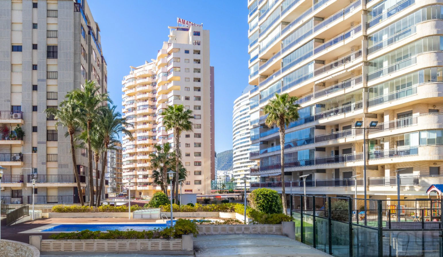 Alquiler temporal apartamento de 1 dormitorio, piscina y plaza de parking, playa Arenal Bol, Calpe