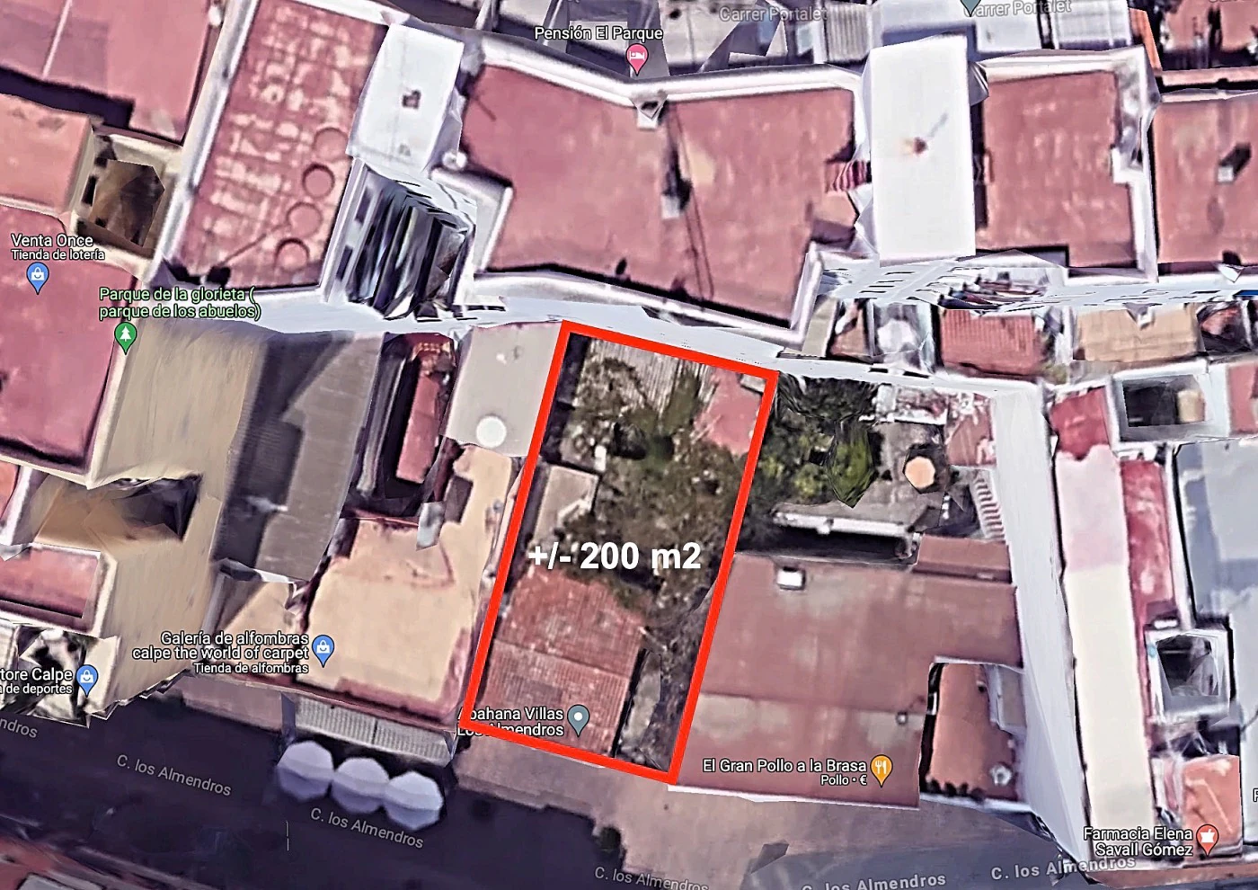 ALMEND. - Solar para construcción de Pequeño edificio en pleno centro.