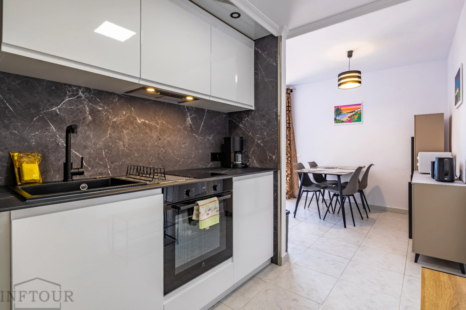 Alquiler temporal piso de 1 dormitorio con terraza, piscina y gimnasio en playa La Fossa, Calpe