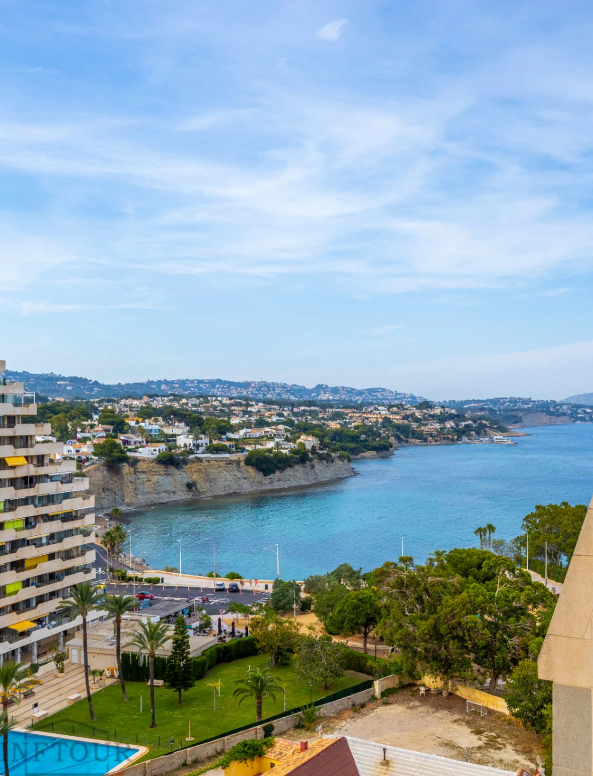 Alquiler temporal o turístico estudio con vistas al mar en primera línea de playa La Fossa, Calpe