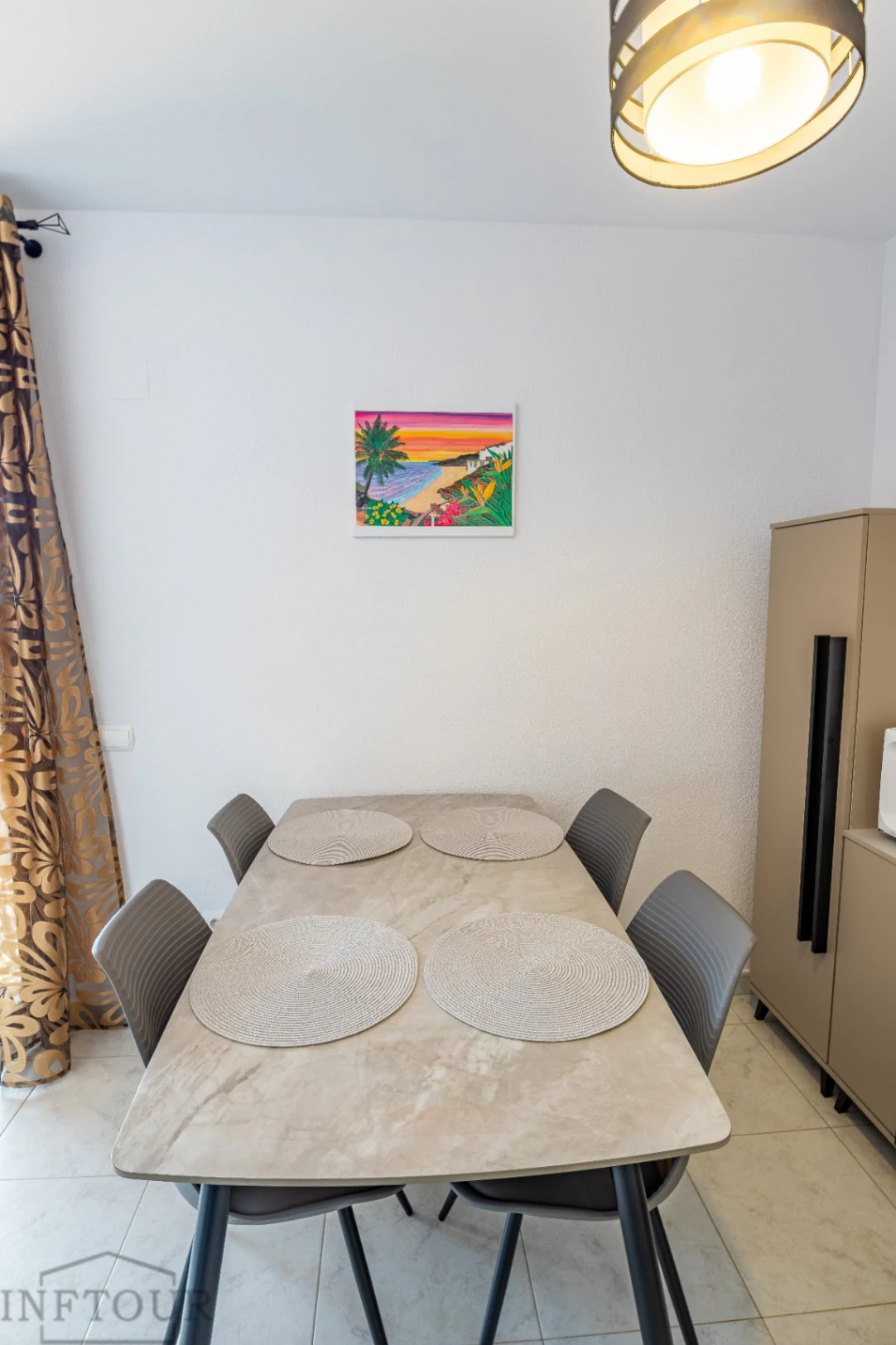 Alquiler temporal piso de 1 dormitorio con terraza, piscina y gimnasio en playa La Fossa, Calpe