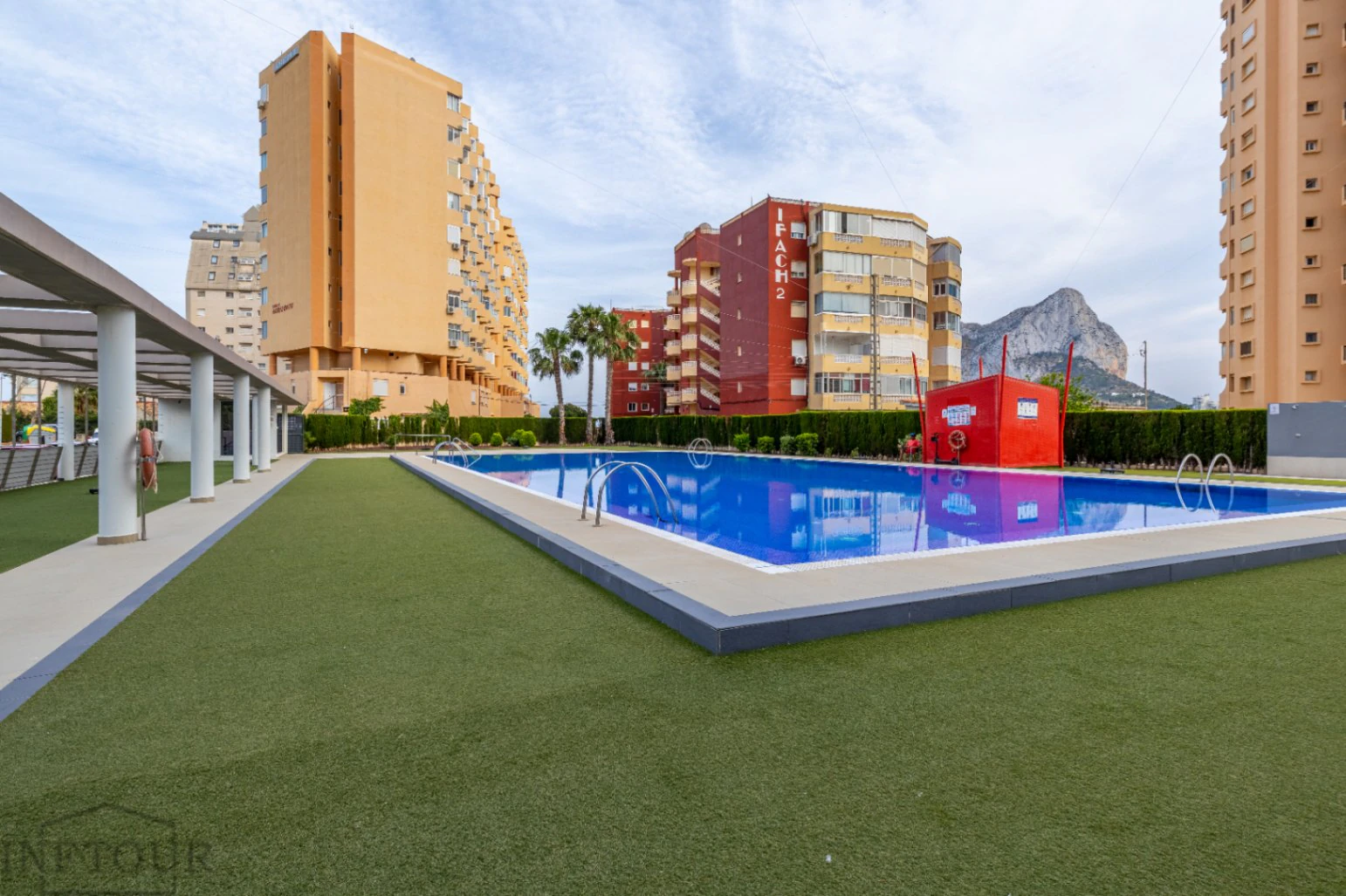 Alquiler temporal o turístico estudio con vistas al mar en primera línea de playa La Fossa, Calpe