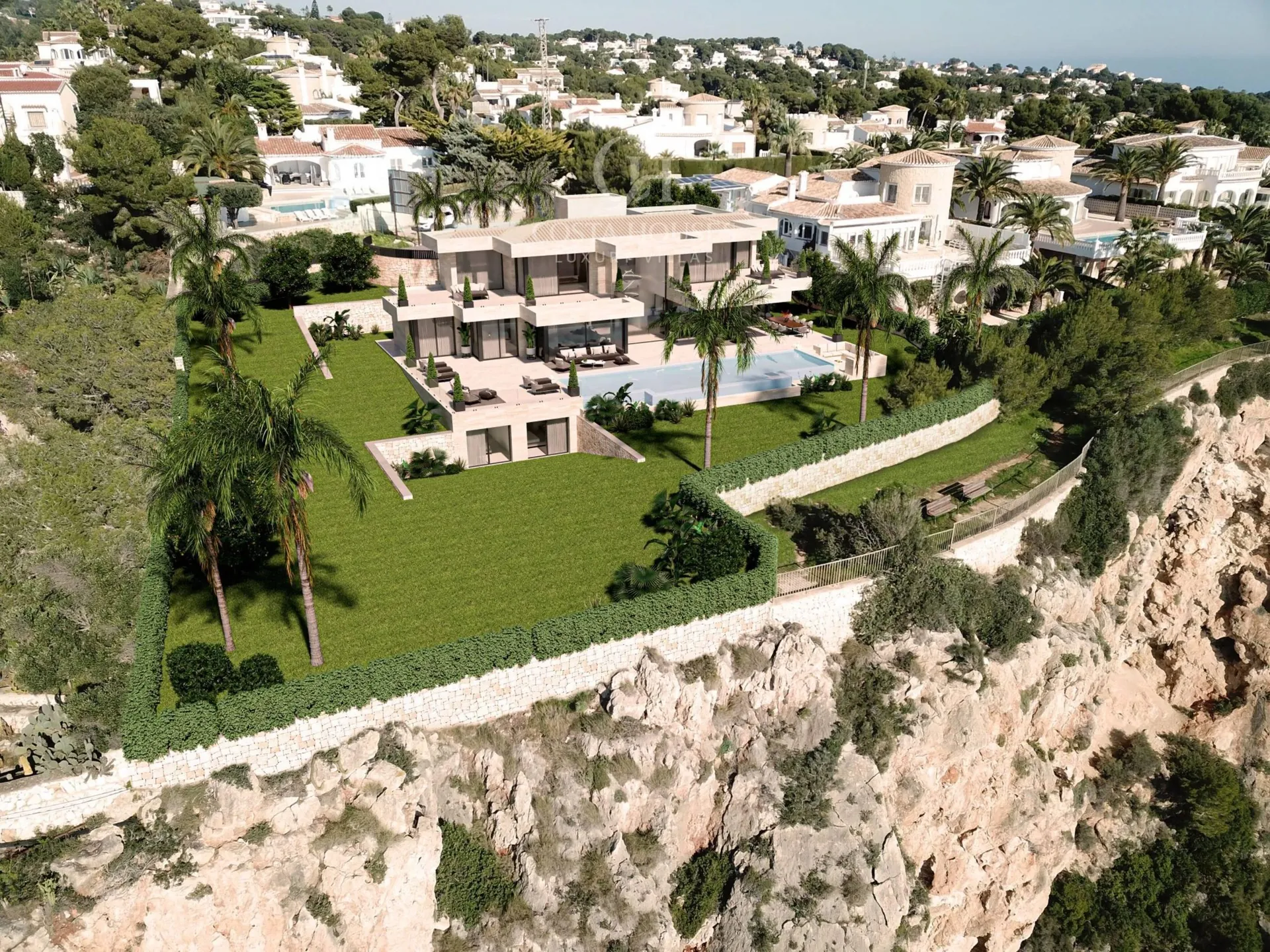 2614VL_ATHENEA - VILLA ATHENEA - UNA JOYA ARQUITECTÓNICA EN 1a LINEA DE MAR SOBRE ACANTILADO en JAVEA - XABIA