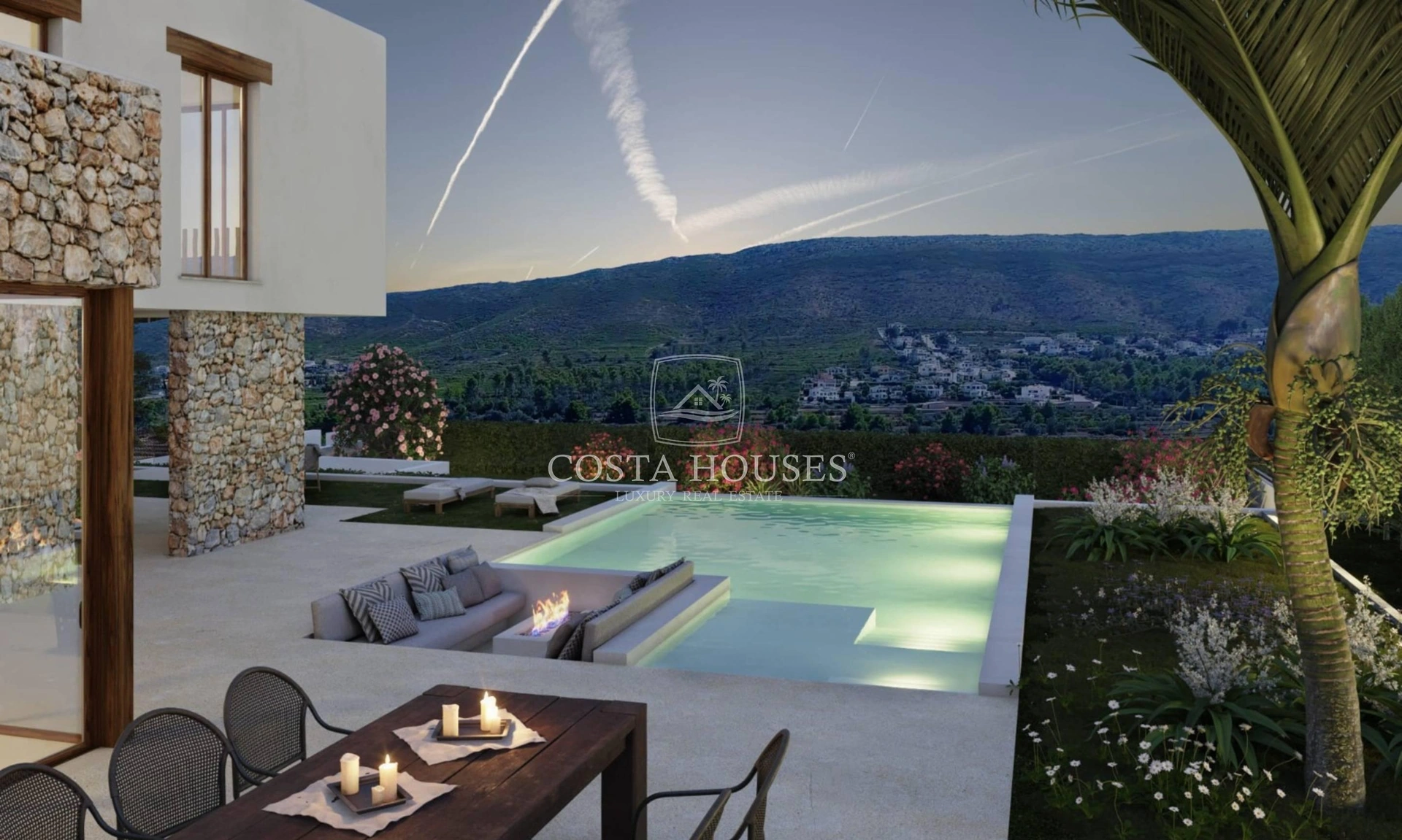 2527V_SELINA - ❶ VILLA SELINA - VILLA ESTILO IBIZA con Vistas a la Montaña en Javea, España