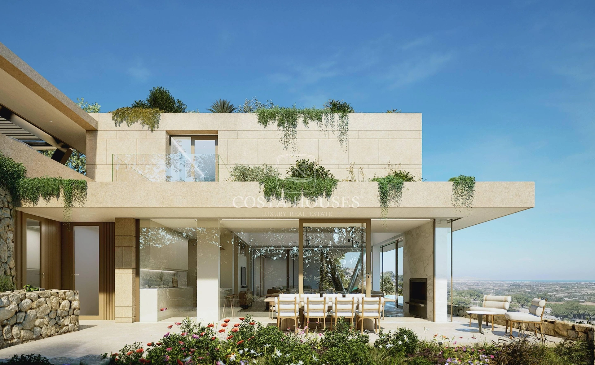 2415VL_SELLA - ❶ VILLA SELLA - Exclusiva vivienda con vistas frontales al Mar junto al Golf LA SELLA, Costa Blanca