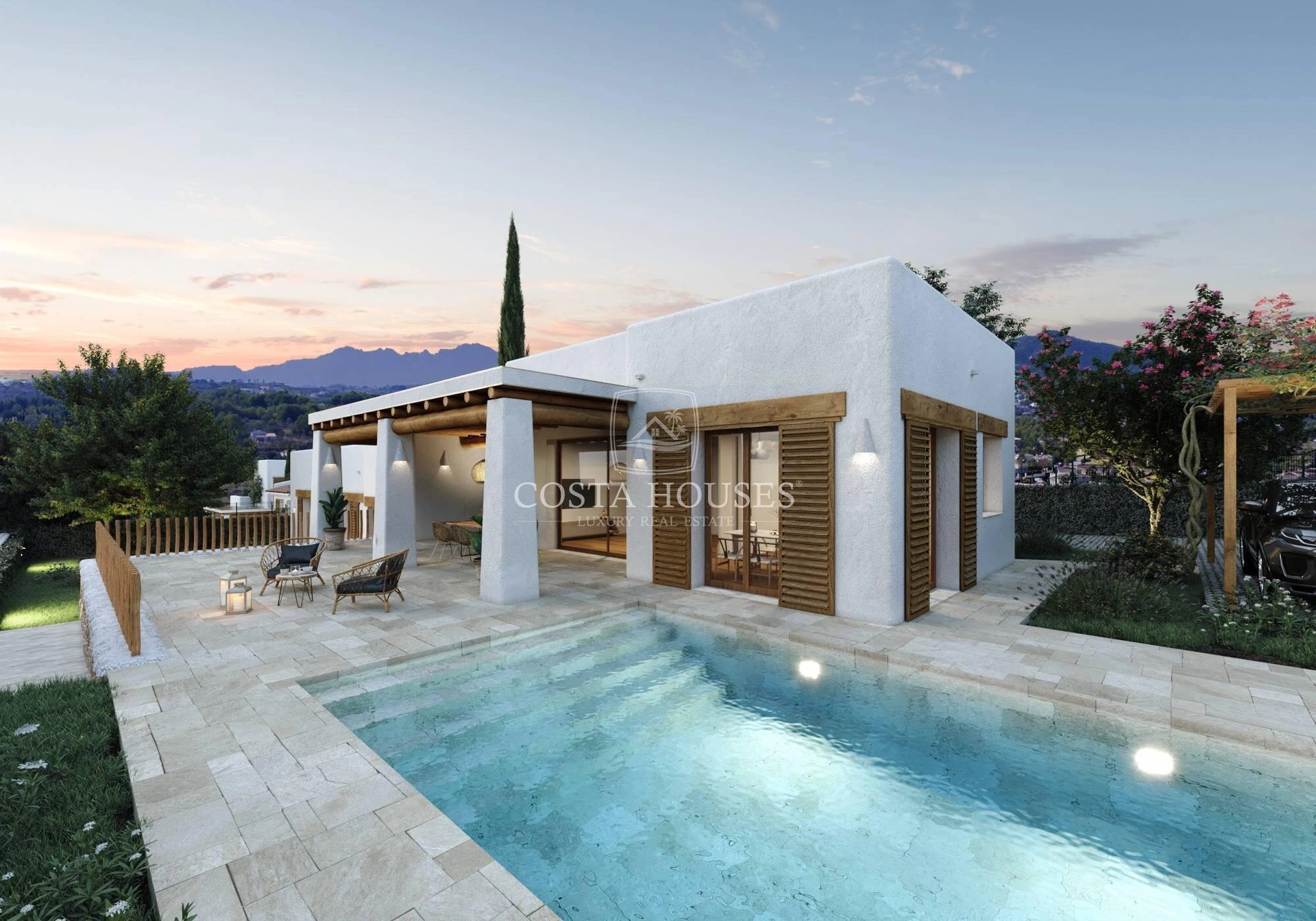 2530V_LOMA - VILLA LOMA - RESIDENCIAL OBRA NUEVA VILLAS IBICENCAS en Javea, Alicante España