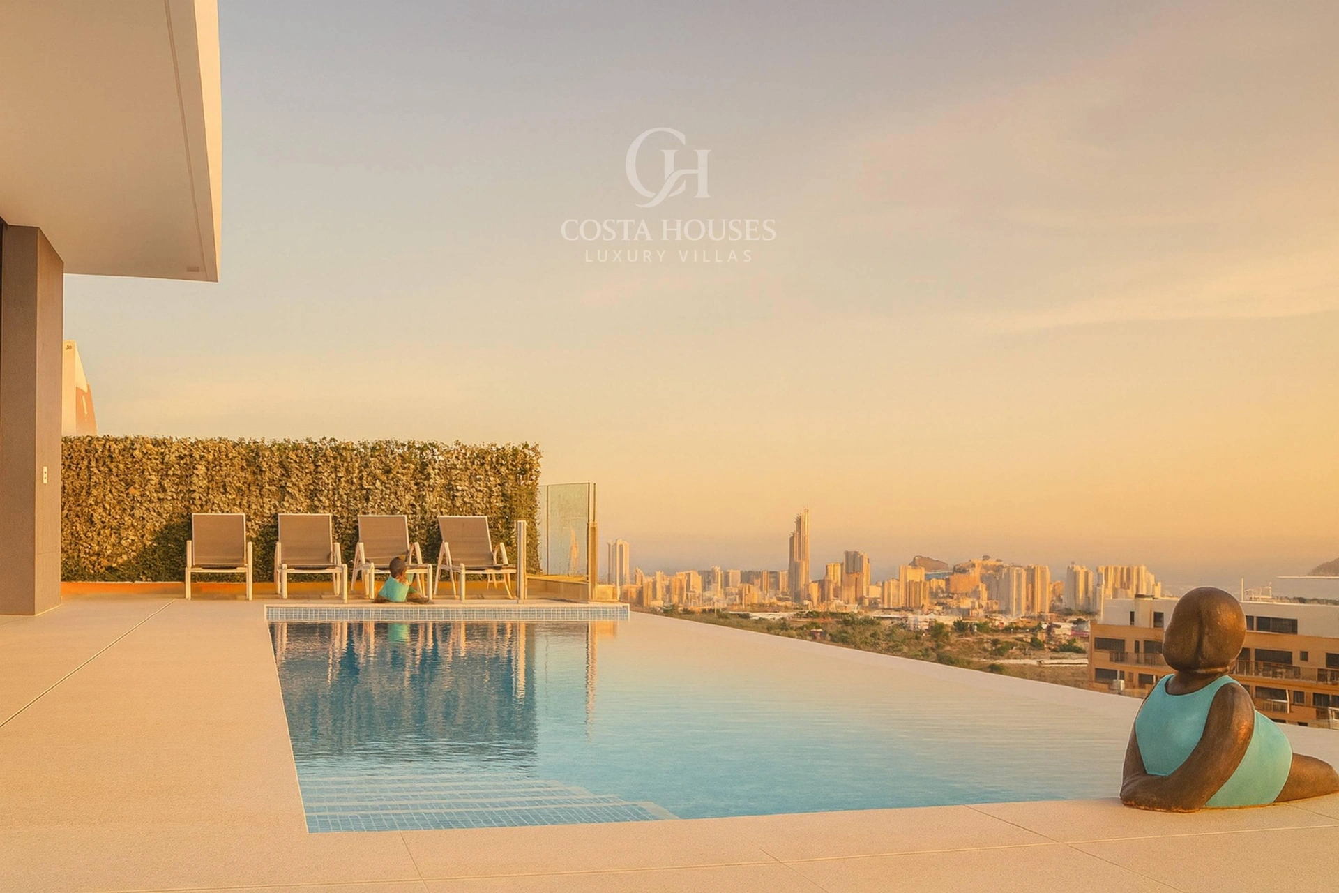 2768V_SKYLINE - VILLA SKYLINE · LUJO MEDITERRANEO EN FINESTRAT CON VISTAS AL MAR Y A BENIDORM