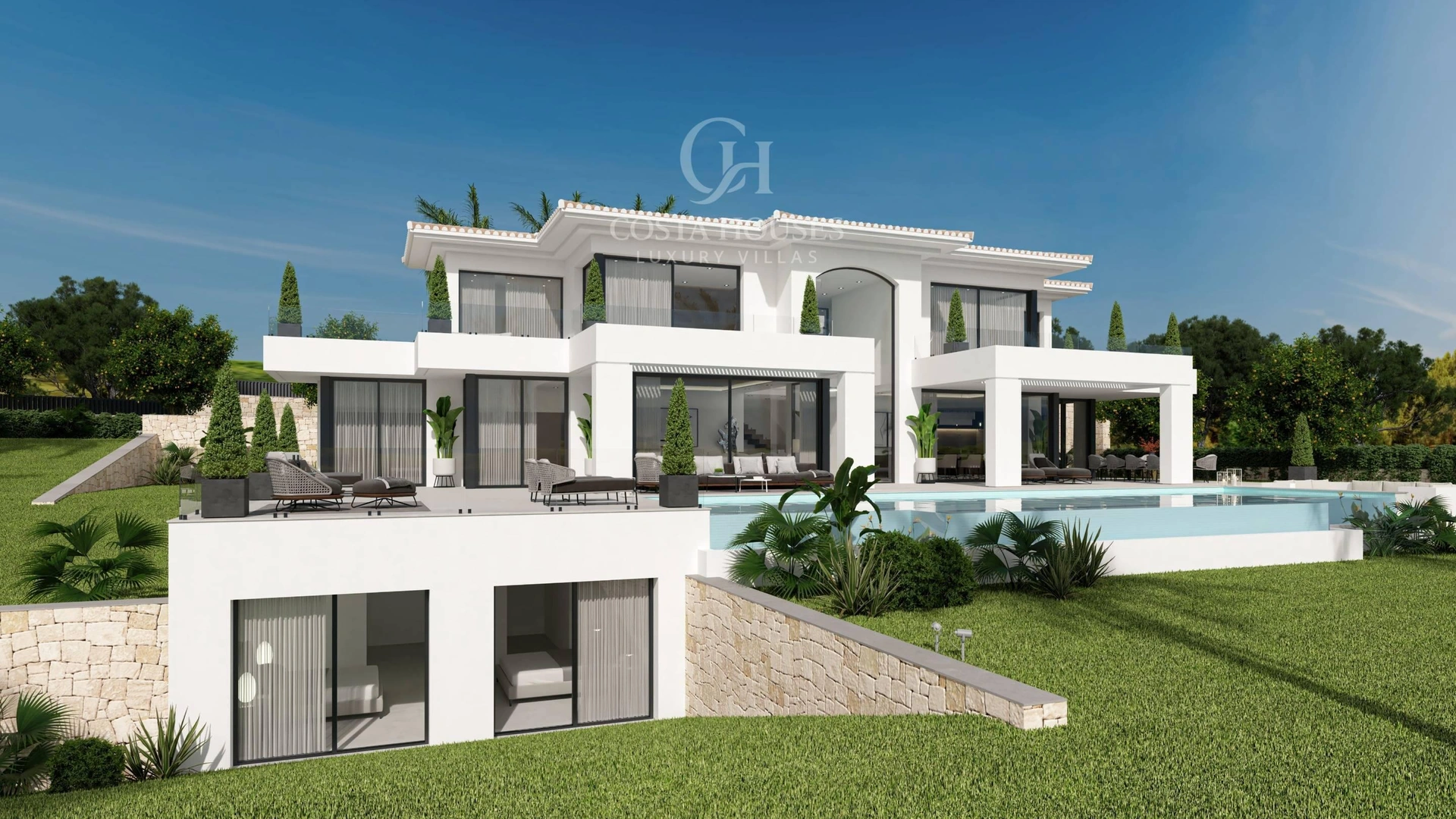 2614VL_ATHENEA - VILLA ATHENEA - UNA JOYA ARQUITECTÓNICA EN 1a LINEA DE MAR SOBRE ACANTILADO en JAVEA - XABIA